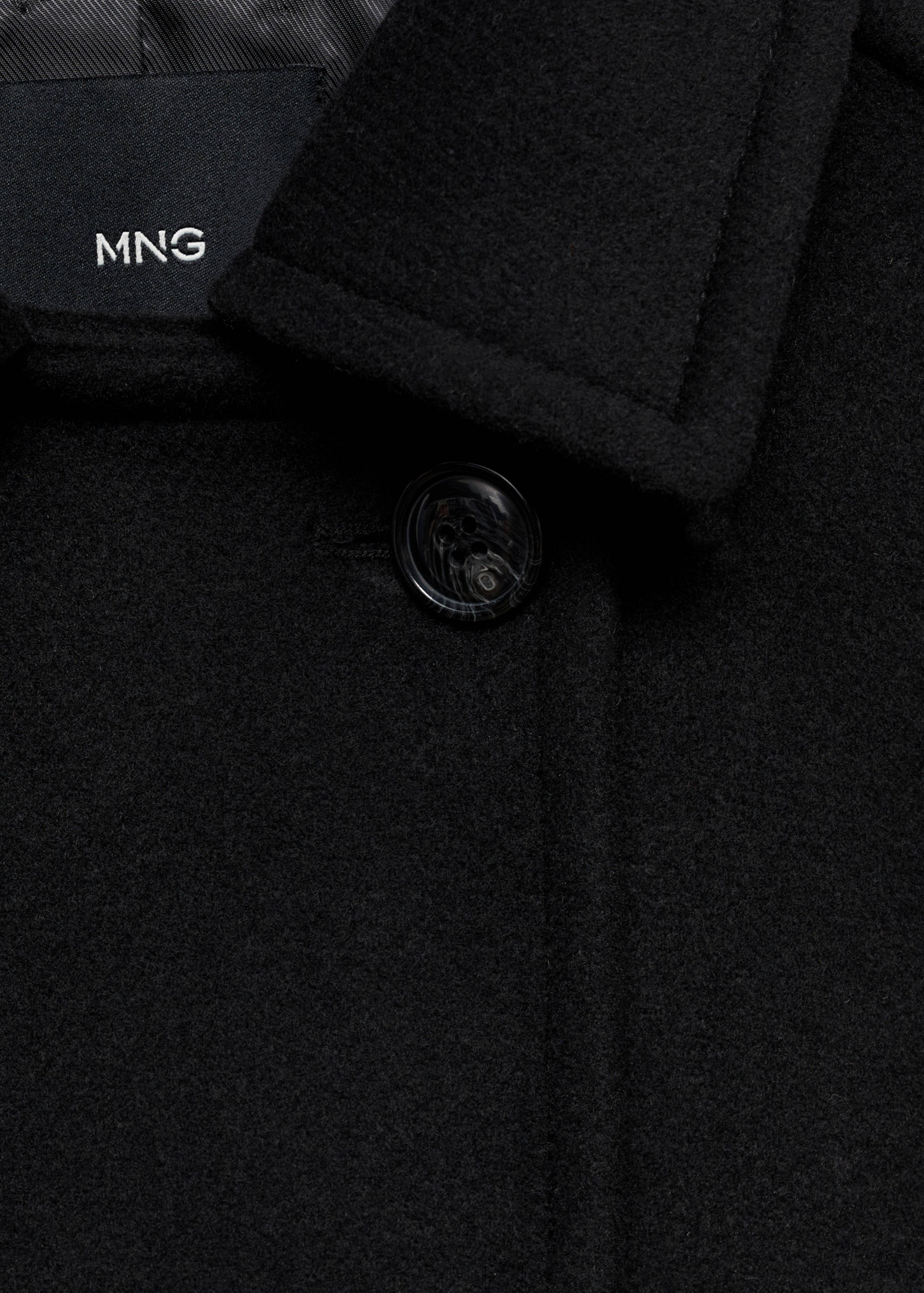 Double-breasted wool blend coat - Details of the article 8