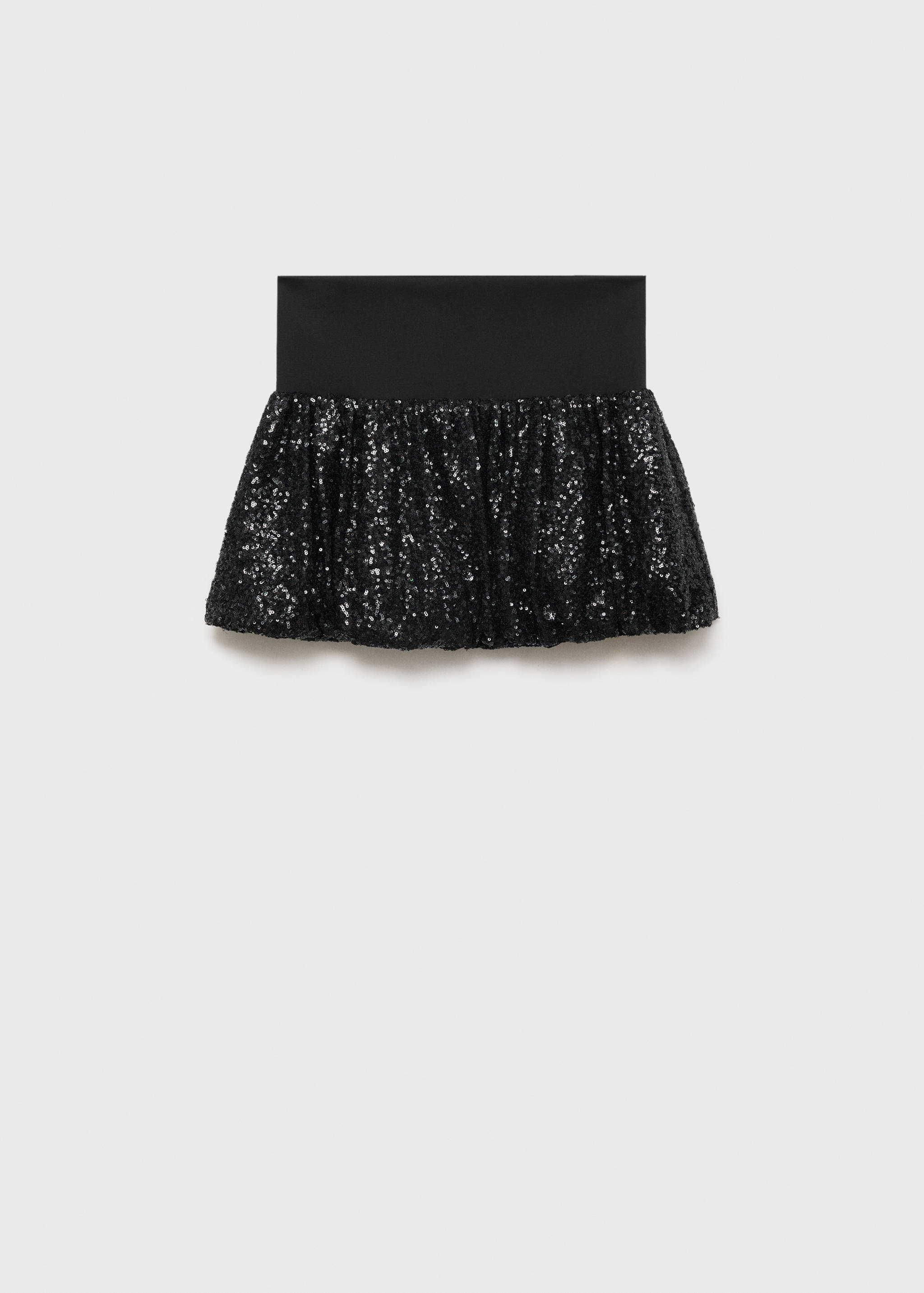 Sequin balloon mini-skirt - Article without model