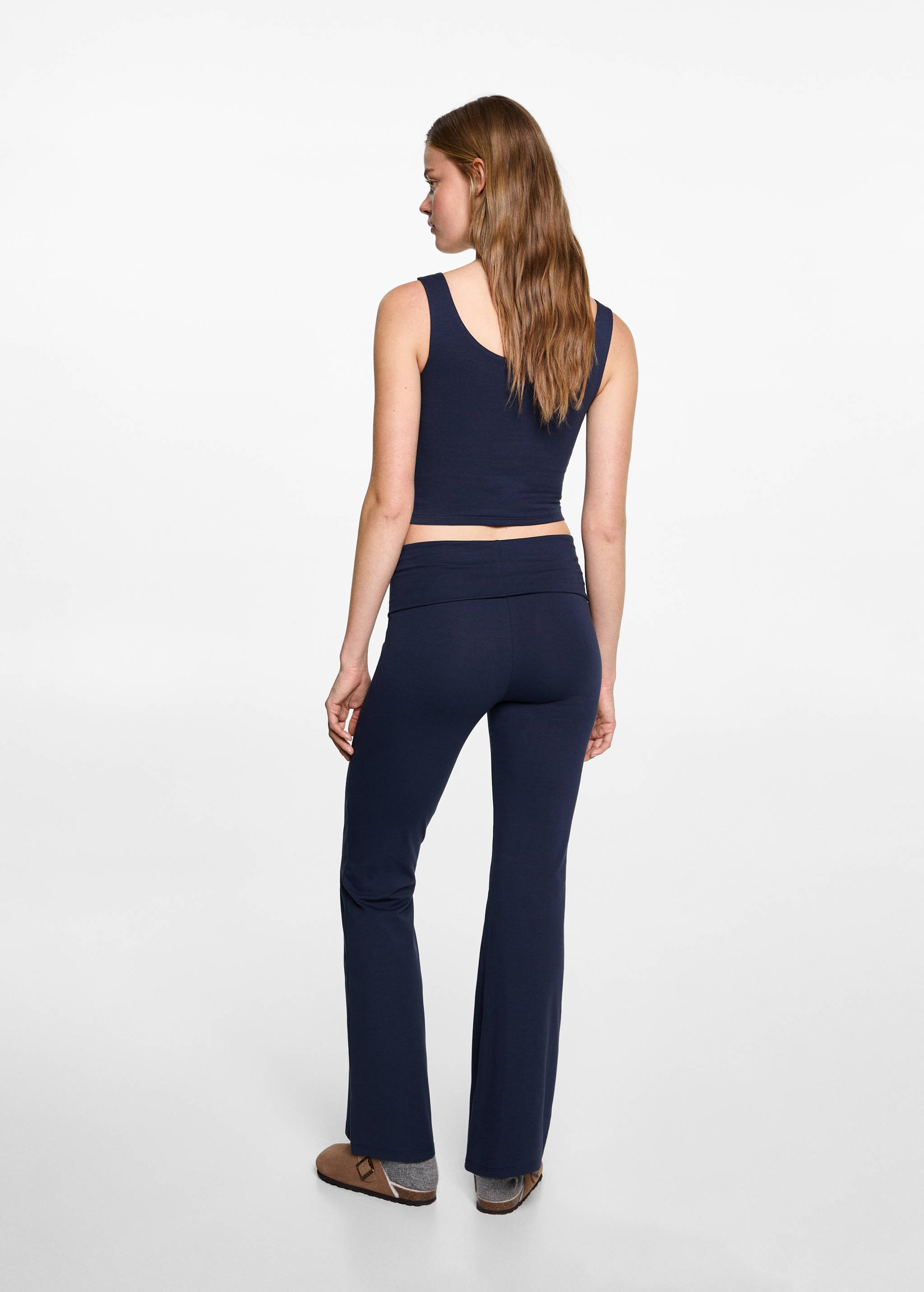 Flared leggings - Reverse of the article