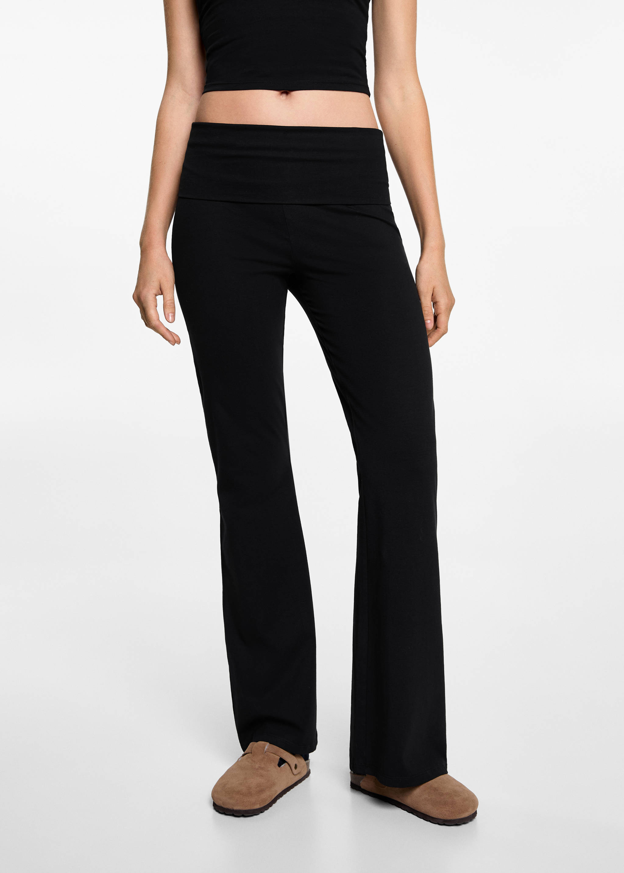 Flared leggings - Medium plane