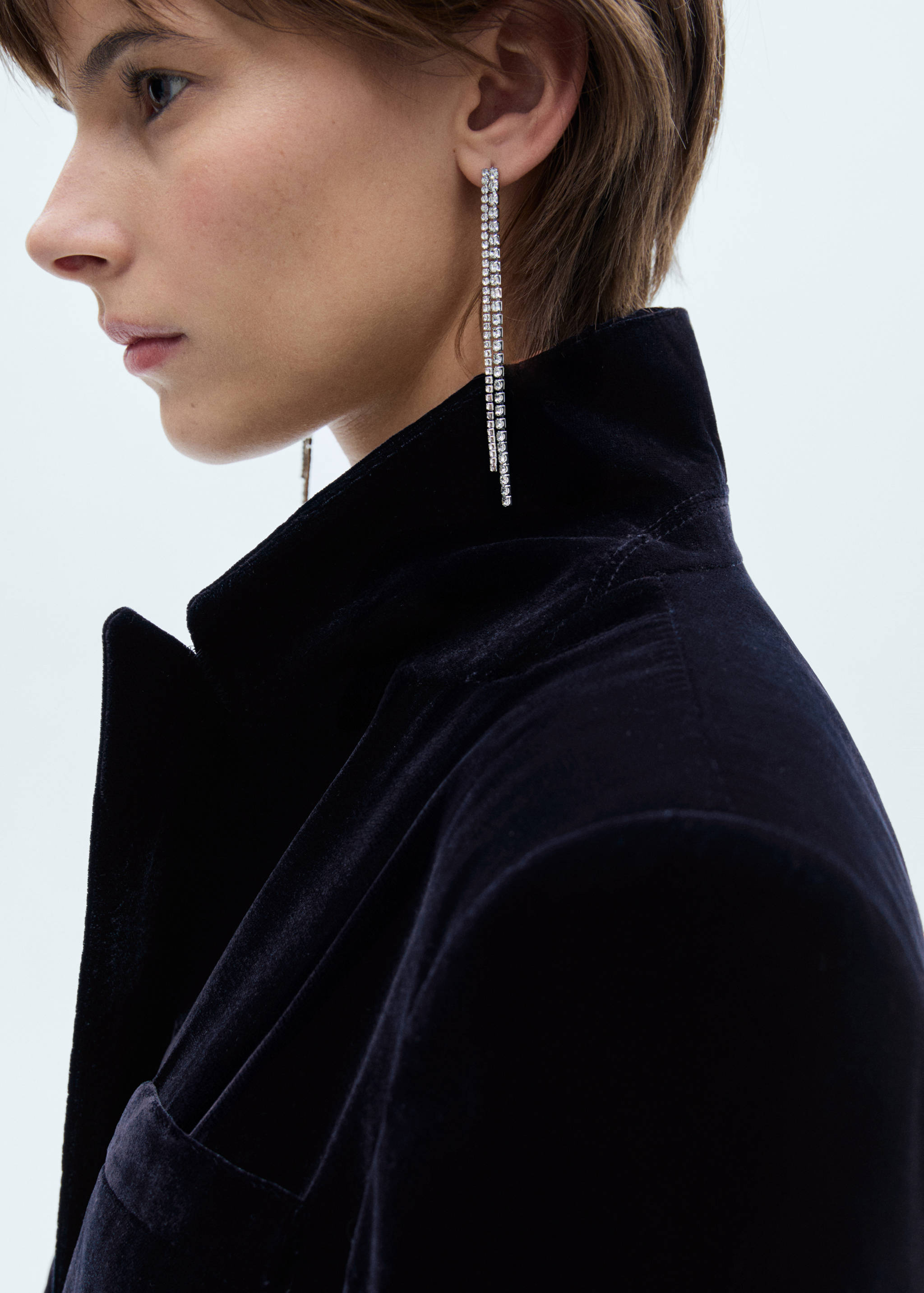 Strukturierter Samtblazer - Detail des Artikels 2