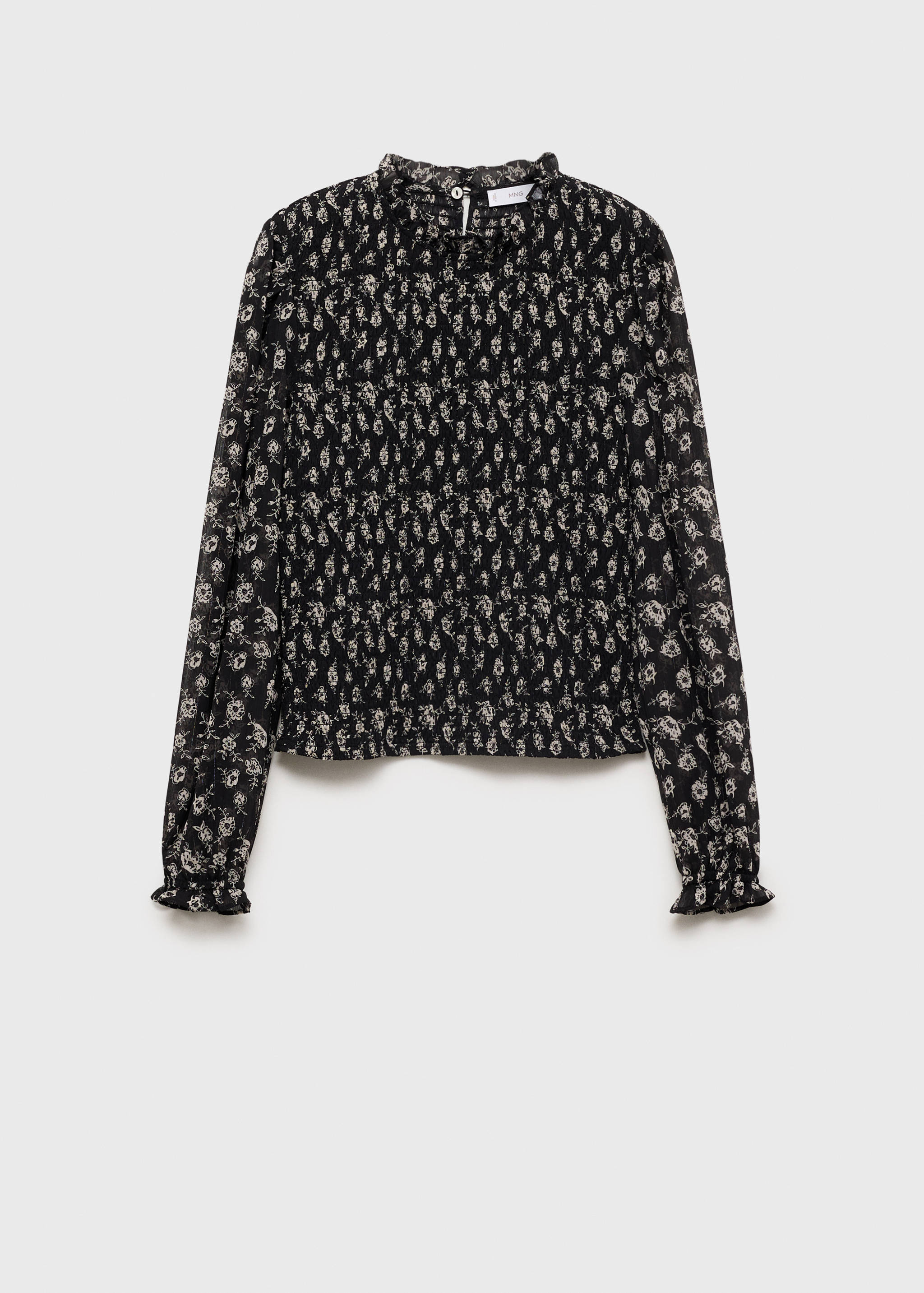 Floral gathered blouse - Article without model
