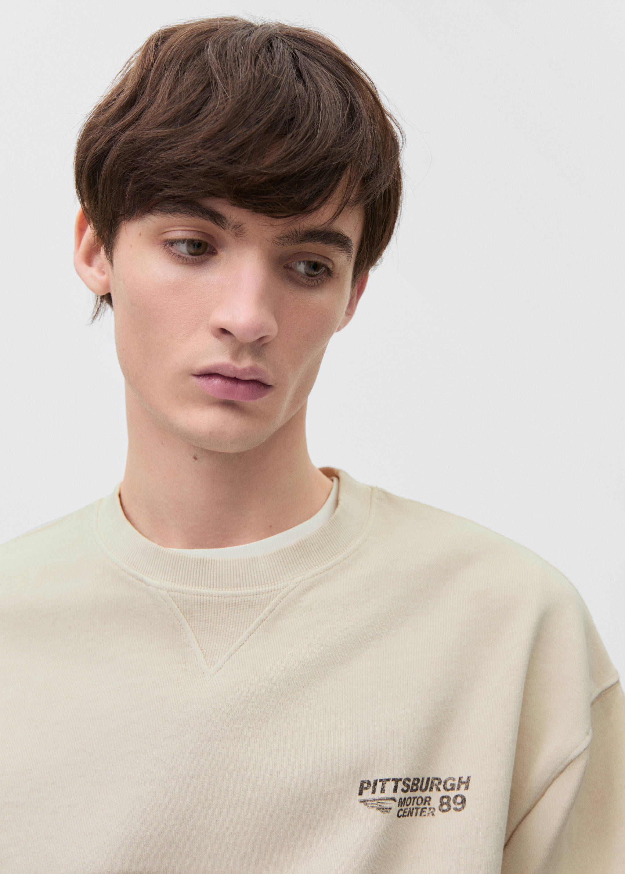 Sudadera mensaje estampado - Detalle del artículo 1