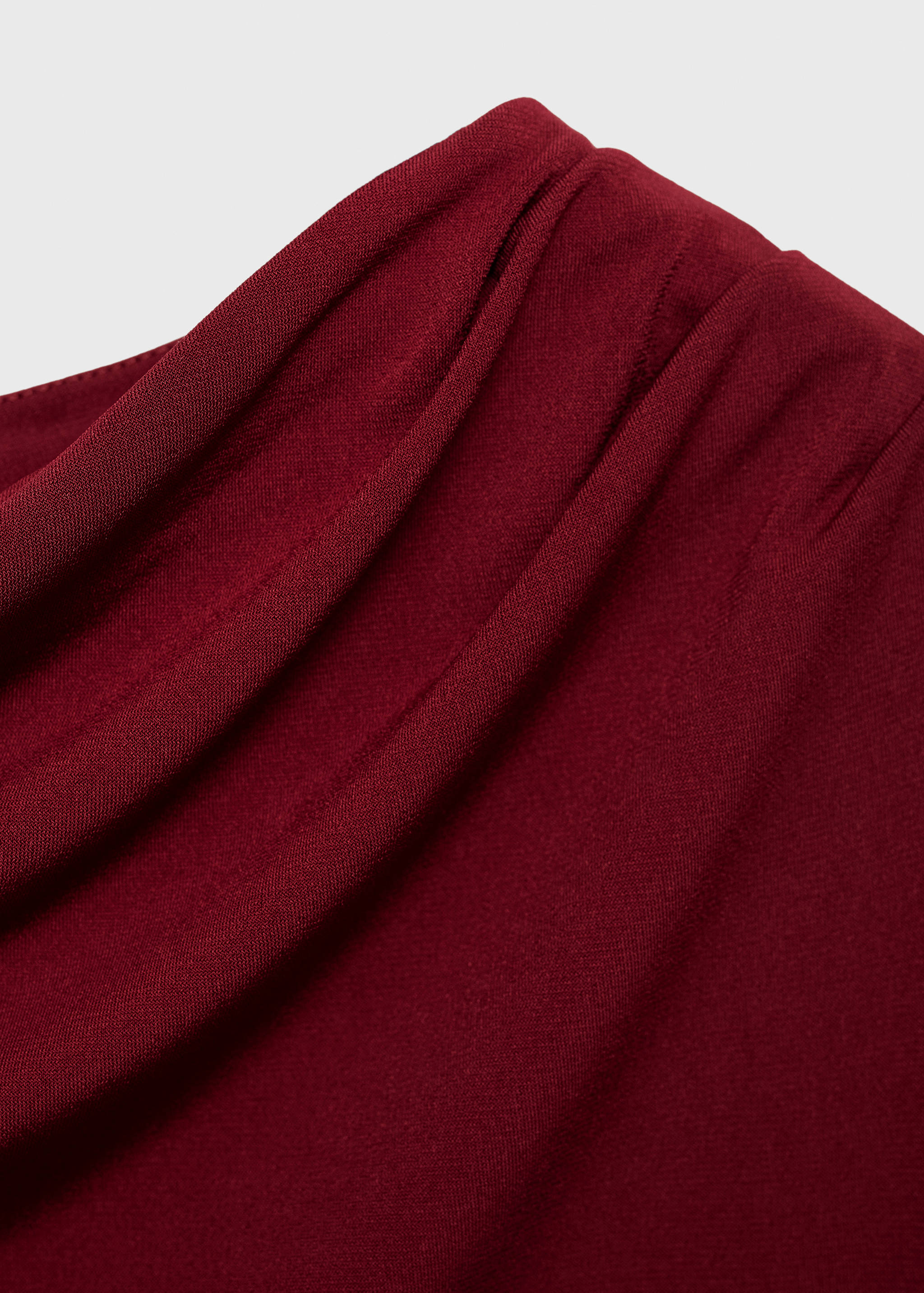 Asymmetrical gathered t-shirt - Details of the article 8