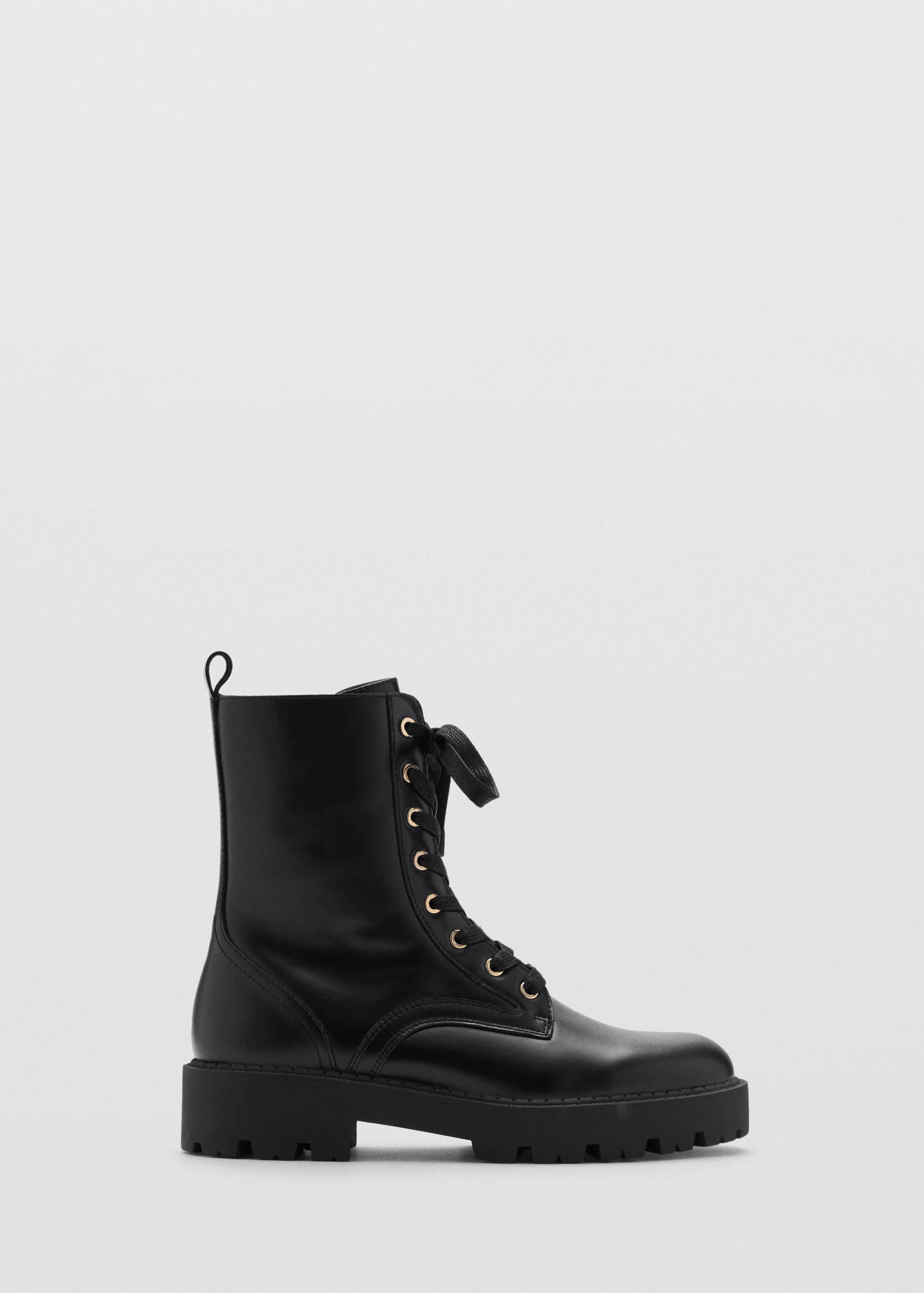 Lace-up leather ankle boots - Article without model