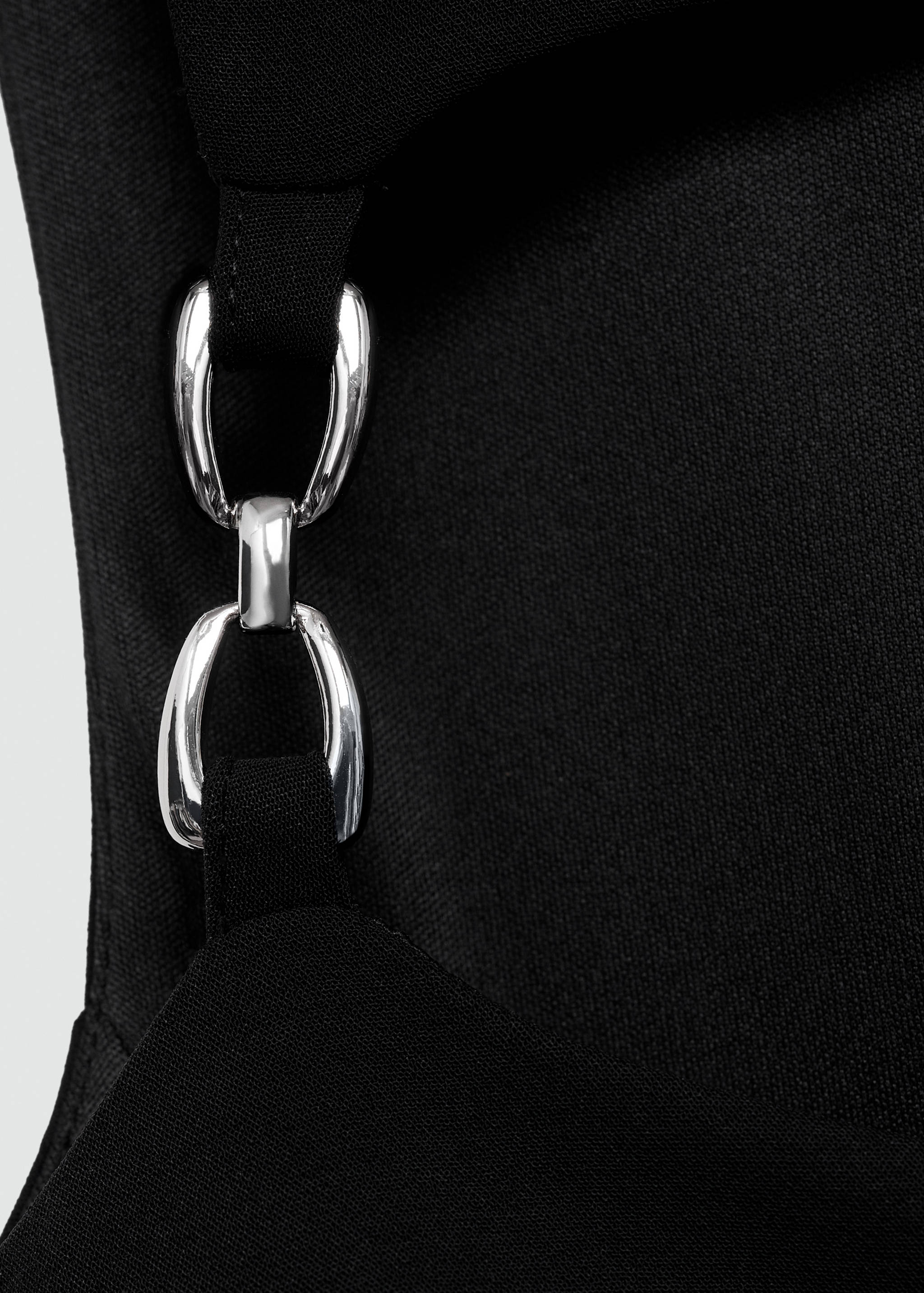 Jumpsuit with metallic detail opening - Details of the article 8