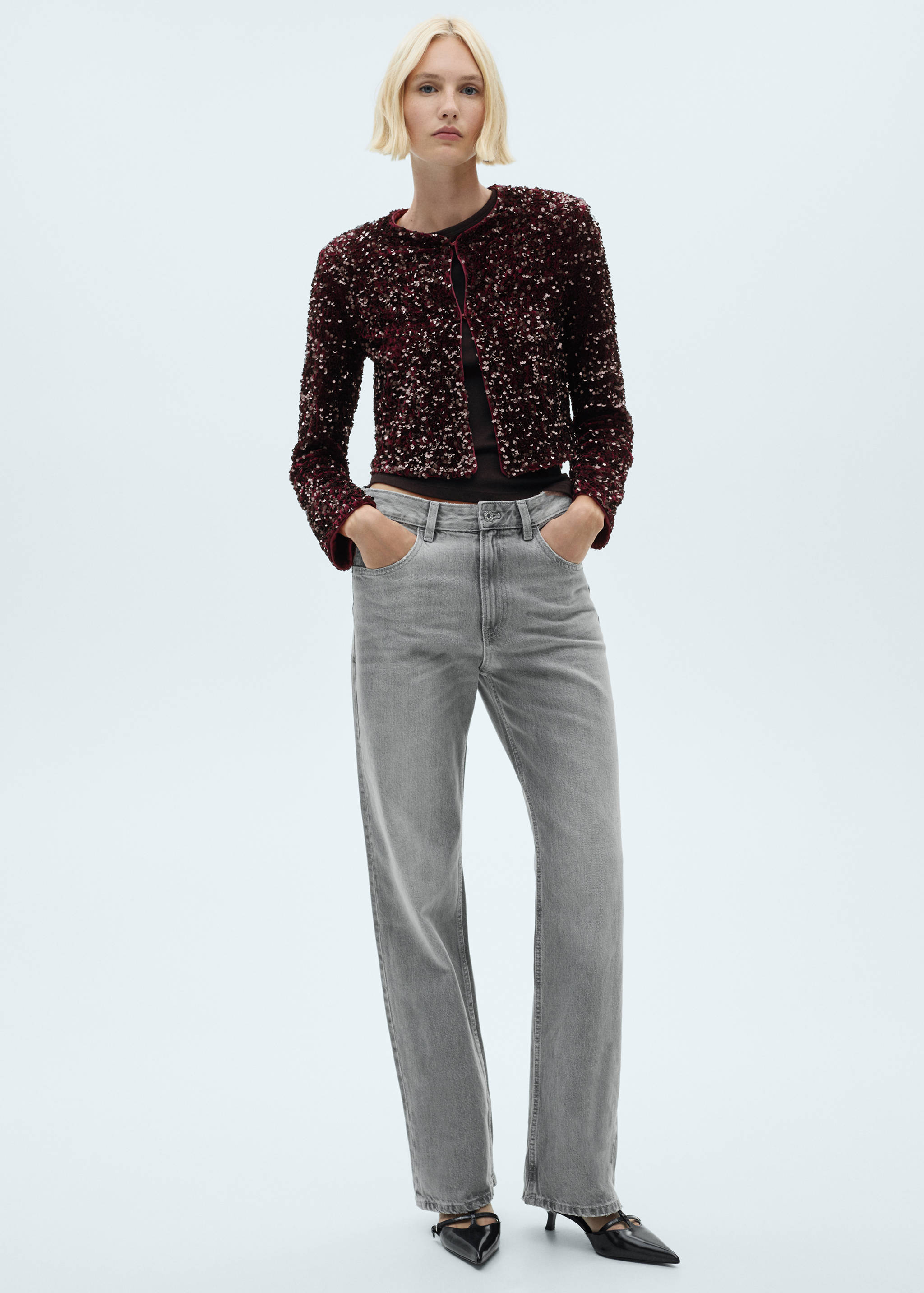 Sequin embroidered jacket - Details of the article 2