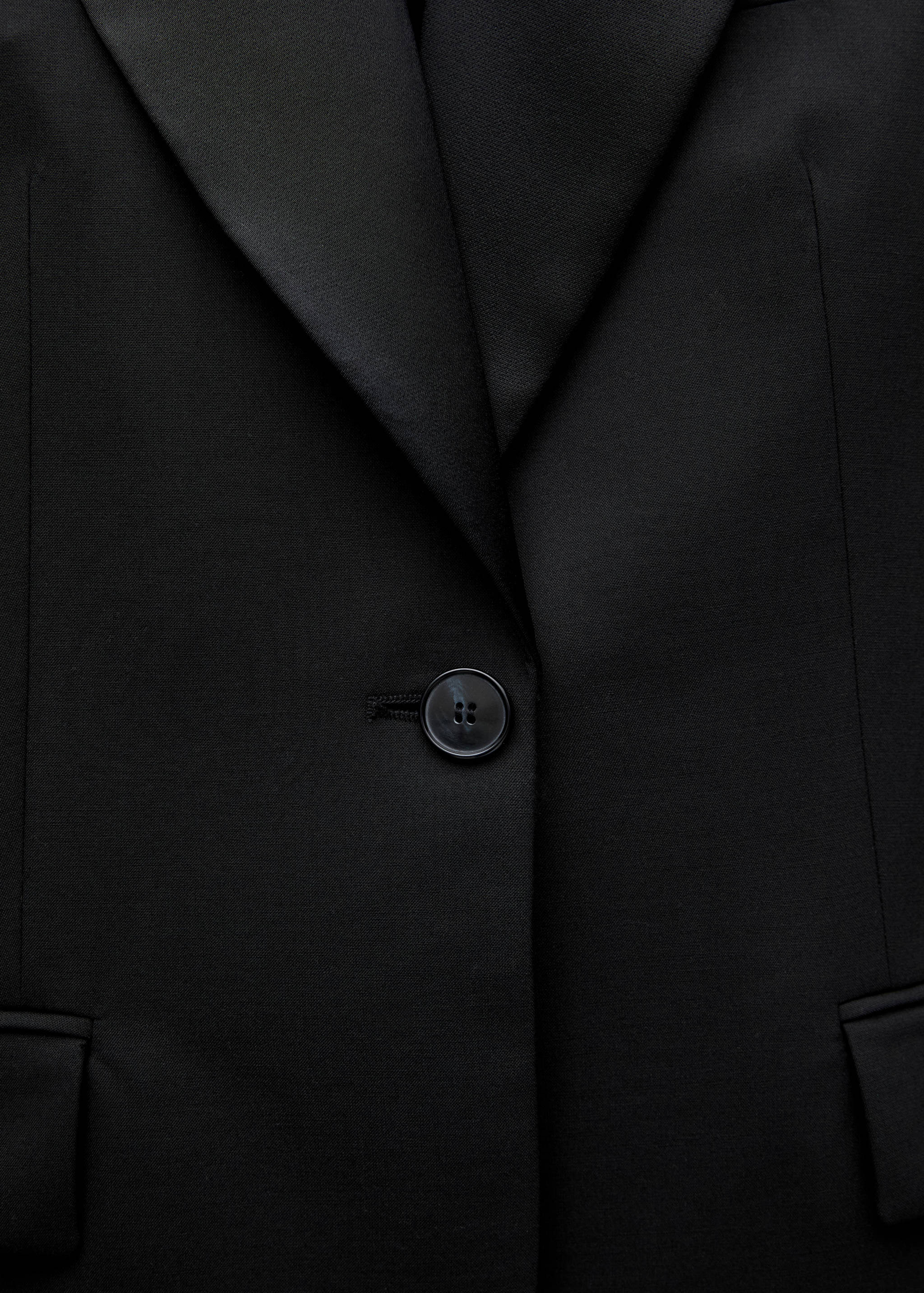 Wool jacket with satin lapels - Details of the article 0
