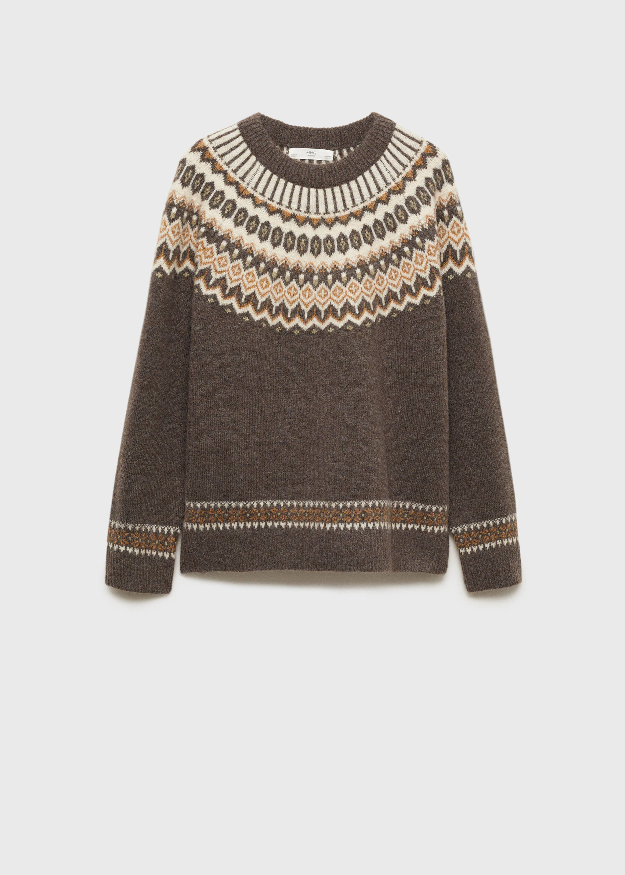 Pull en maille à col rond - Article sans modèle