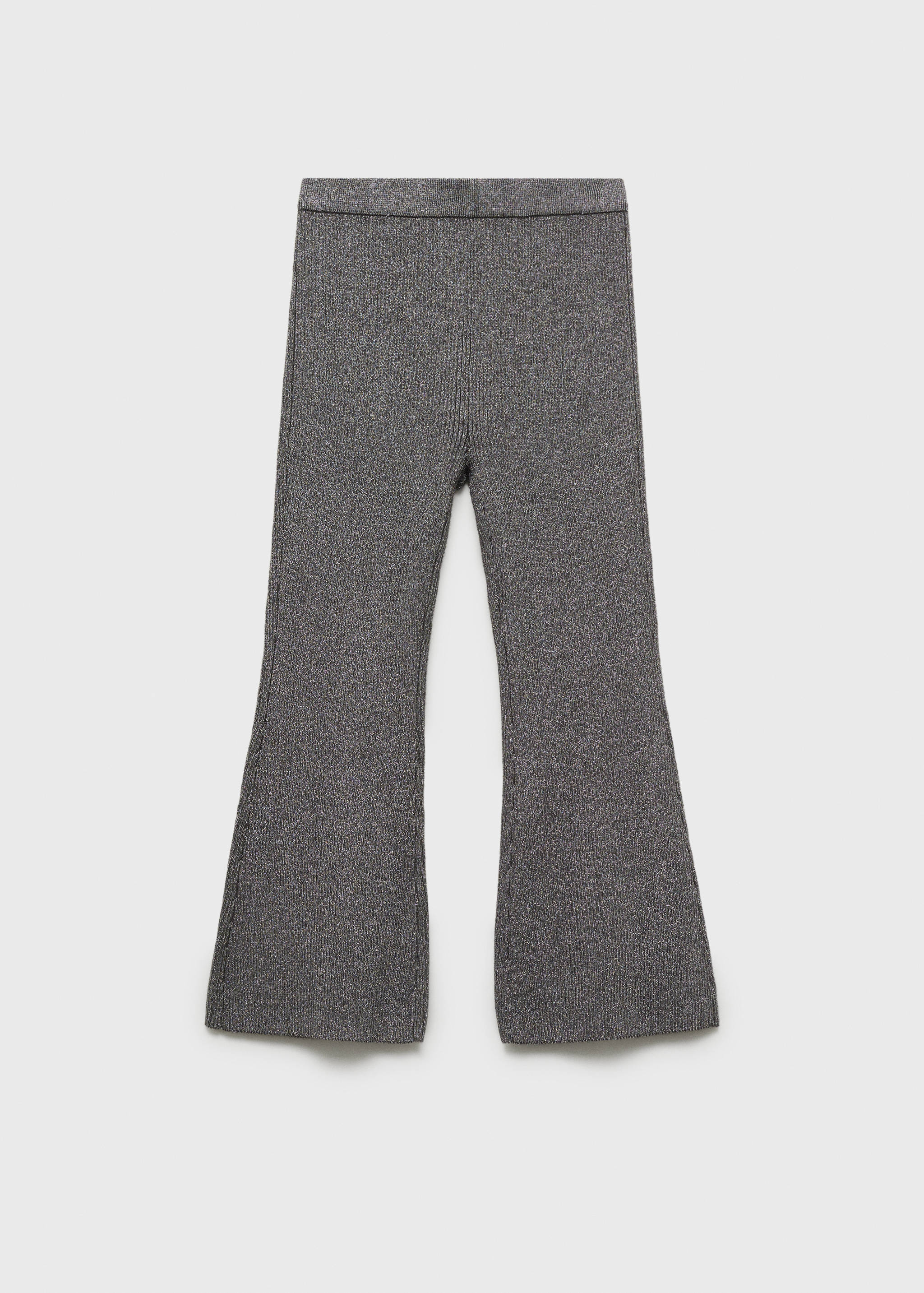 Lurex flared trousers - Article without model