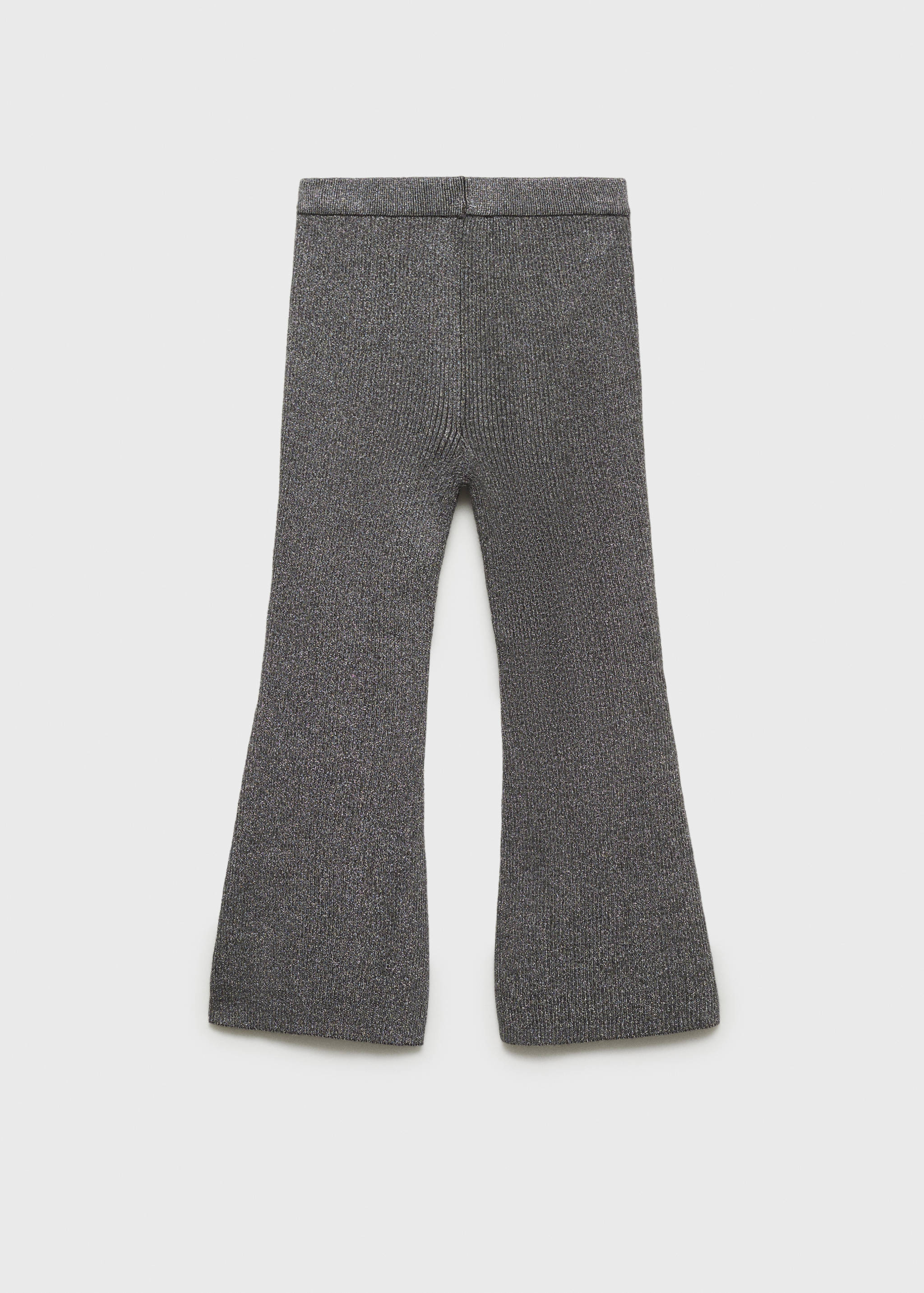 Lurex flared trousers - Reverse of the article