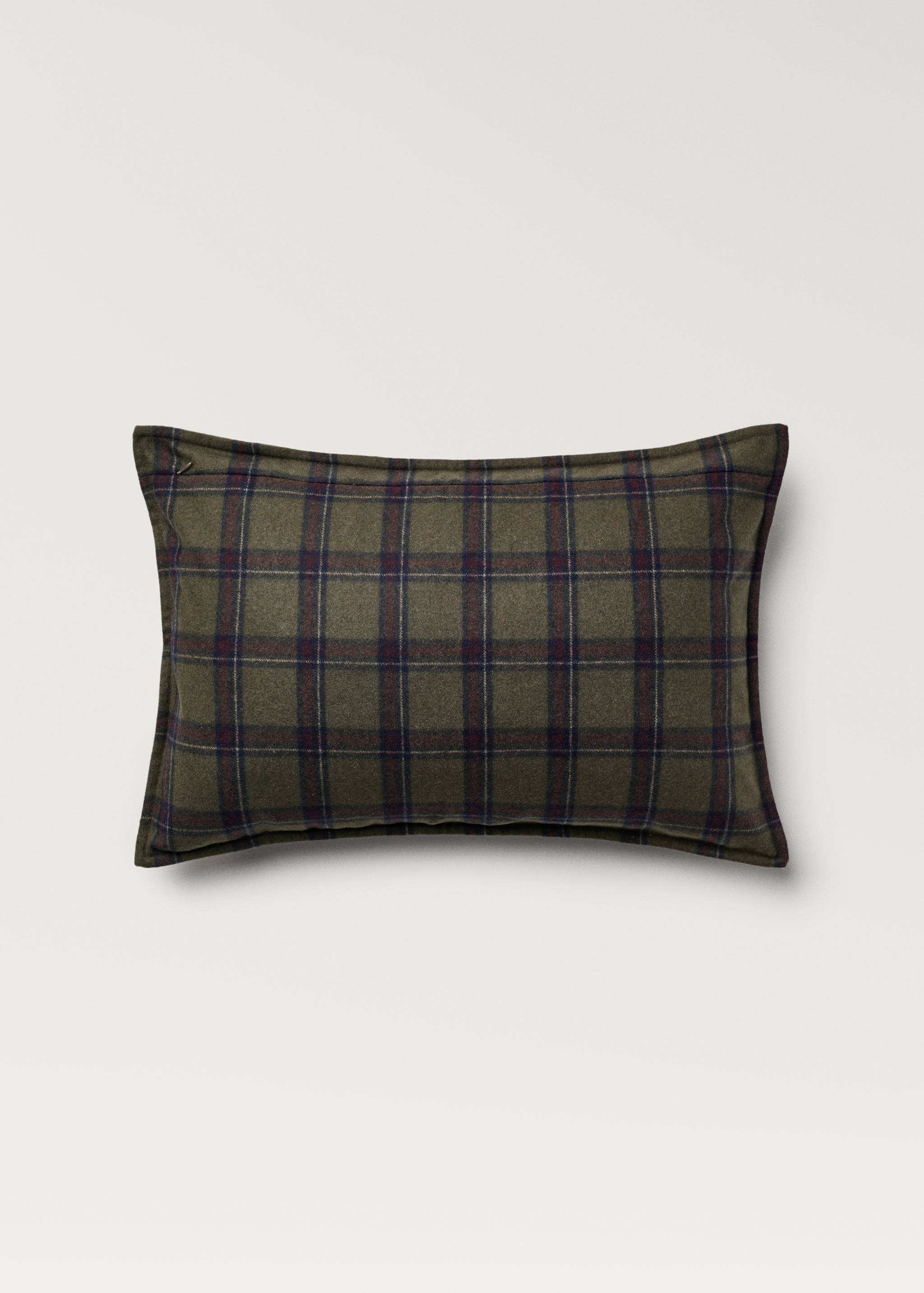 Check wool cushion cover - Details of the article 1