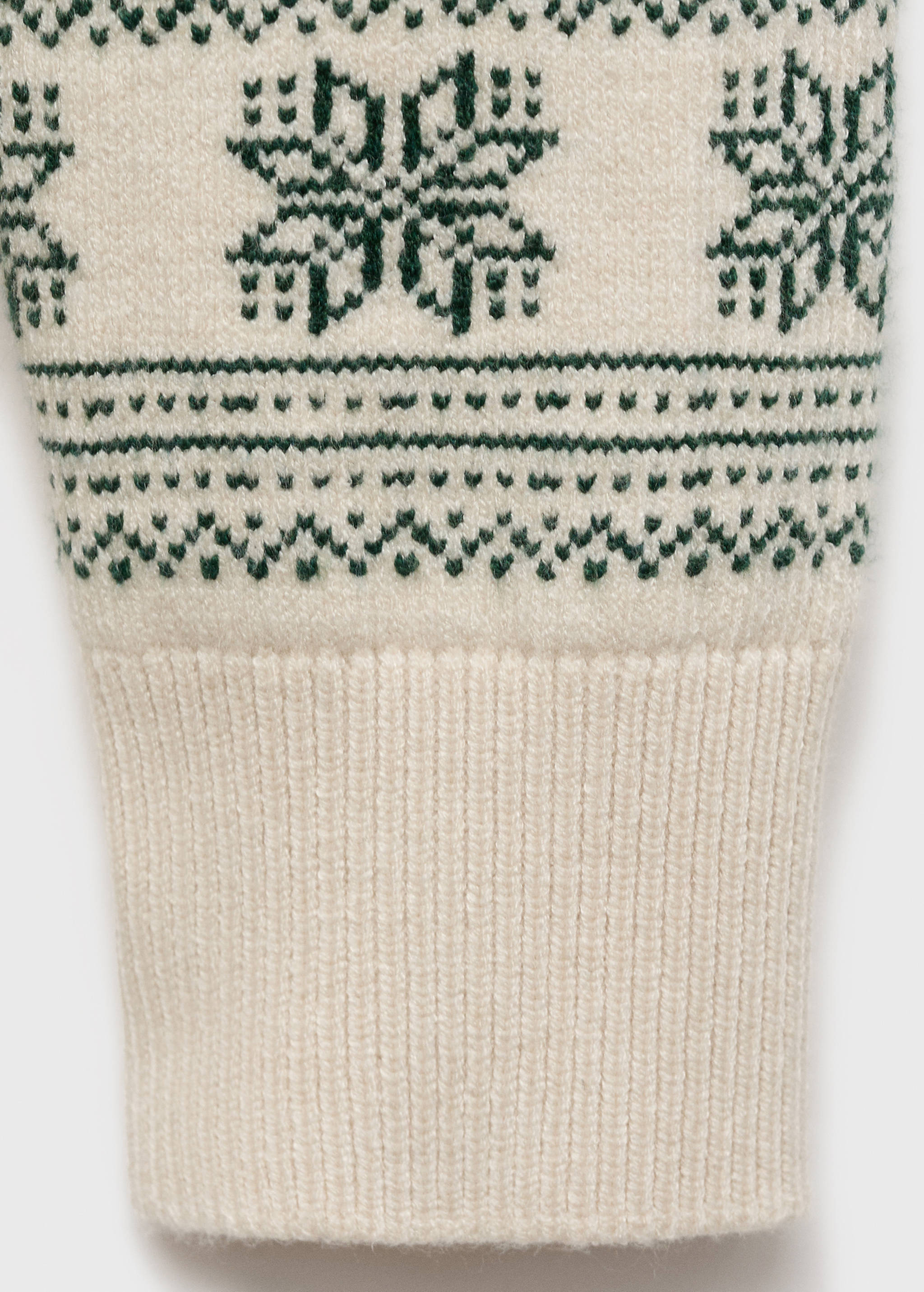 Strickpullover mit Weihnachtsprint - Detail des Artikels 0