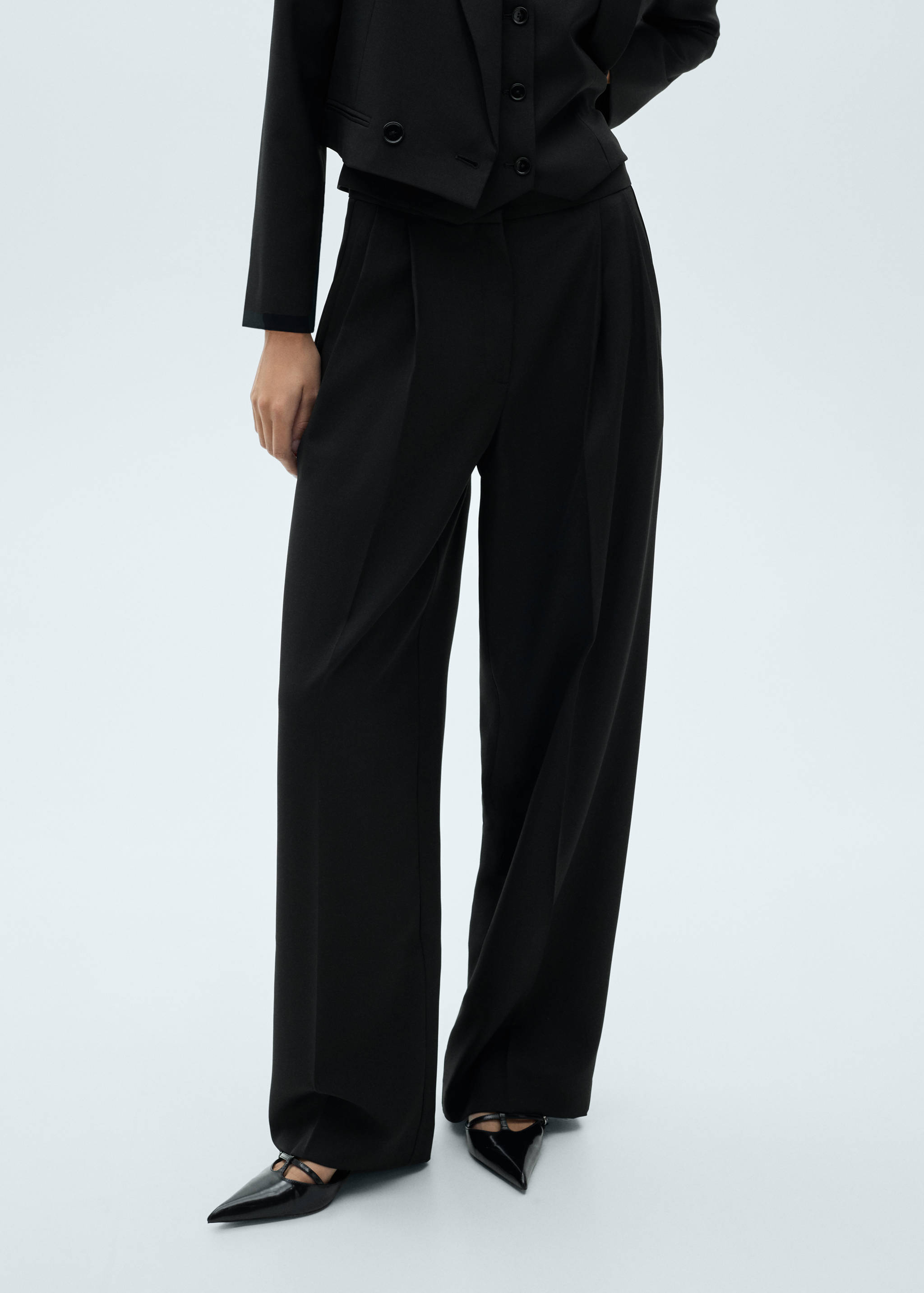 Rechte pantalon - Middenvlak