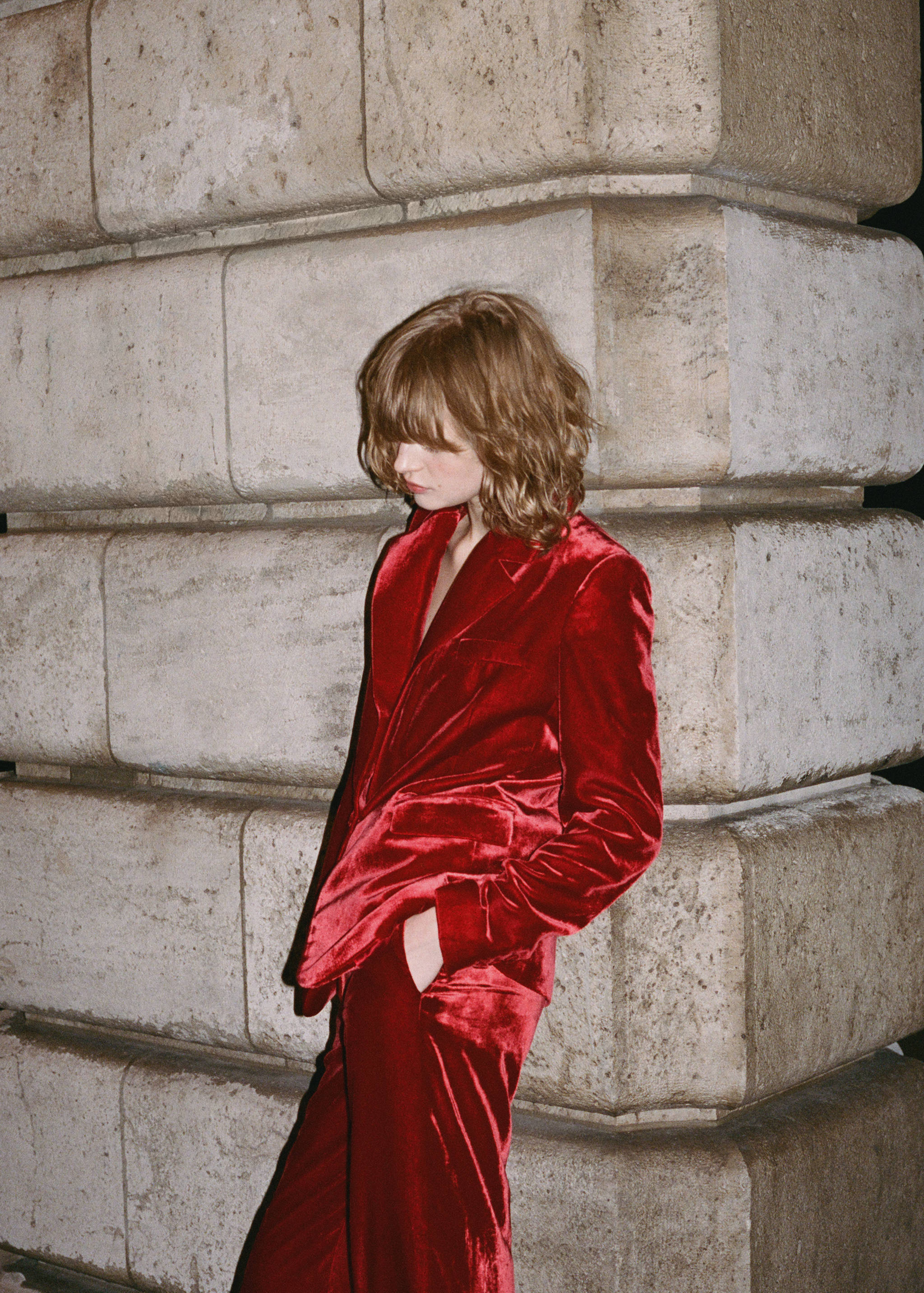 Marynarka garniturowa z aksamitu - Szczegóły artykułu 6