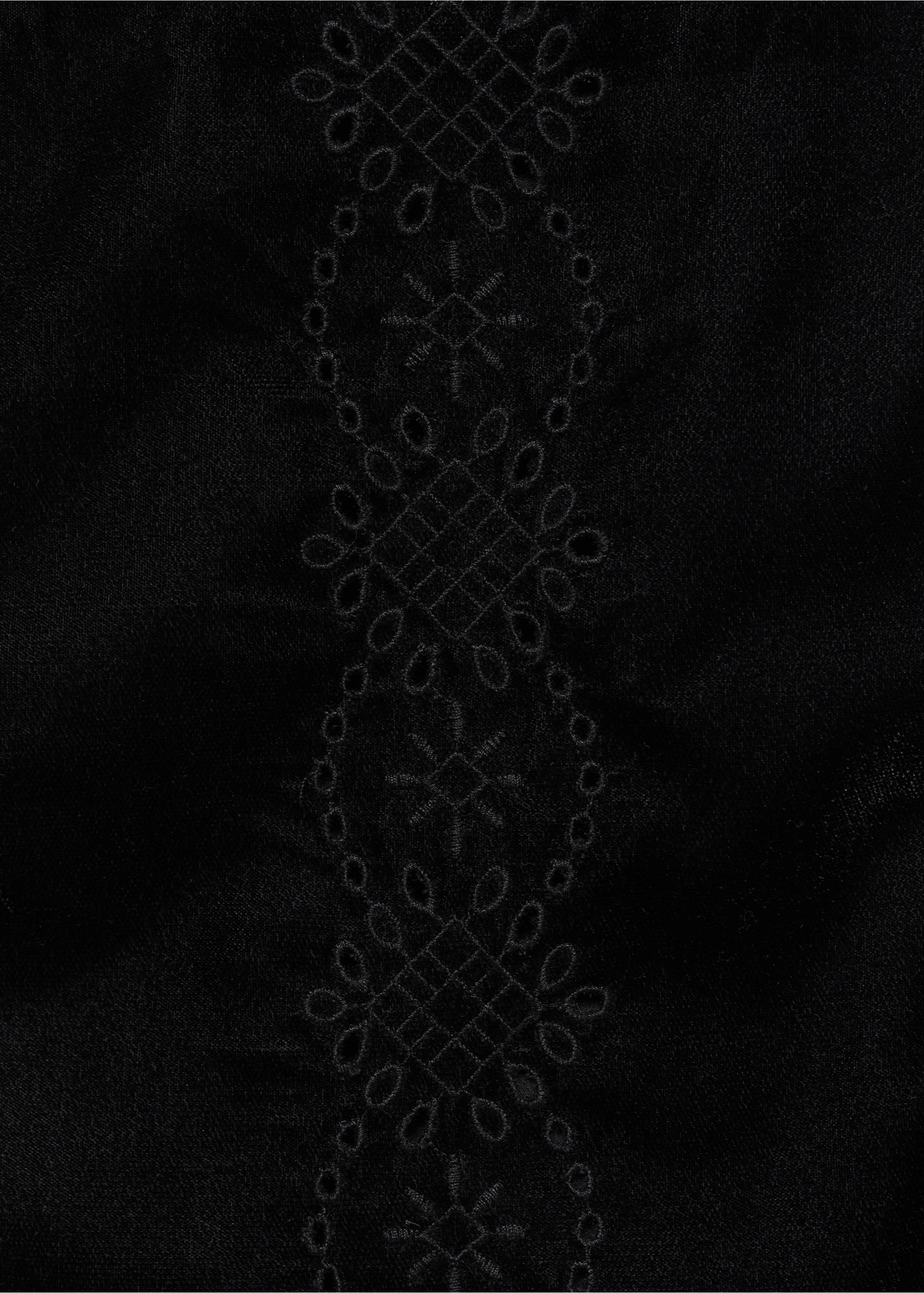 Bestickte Samtweste - Detail des Artikels 0, Schwarz. Ref: 77089238-00.