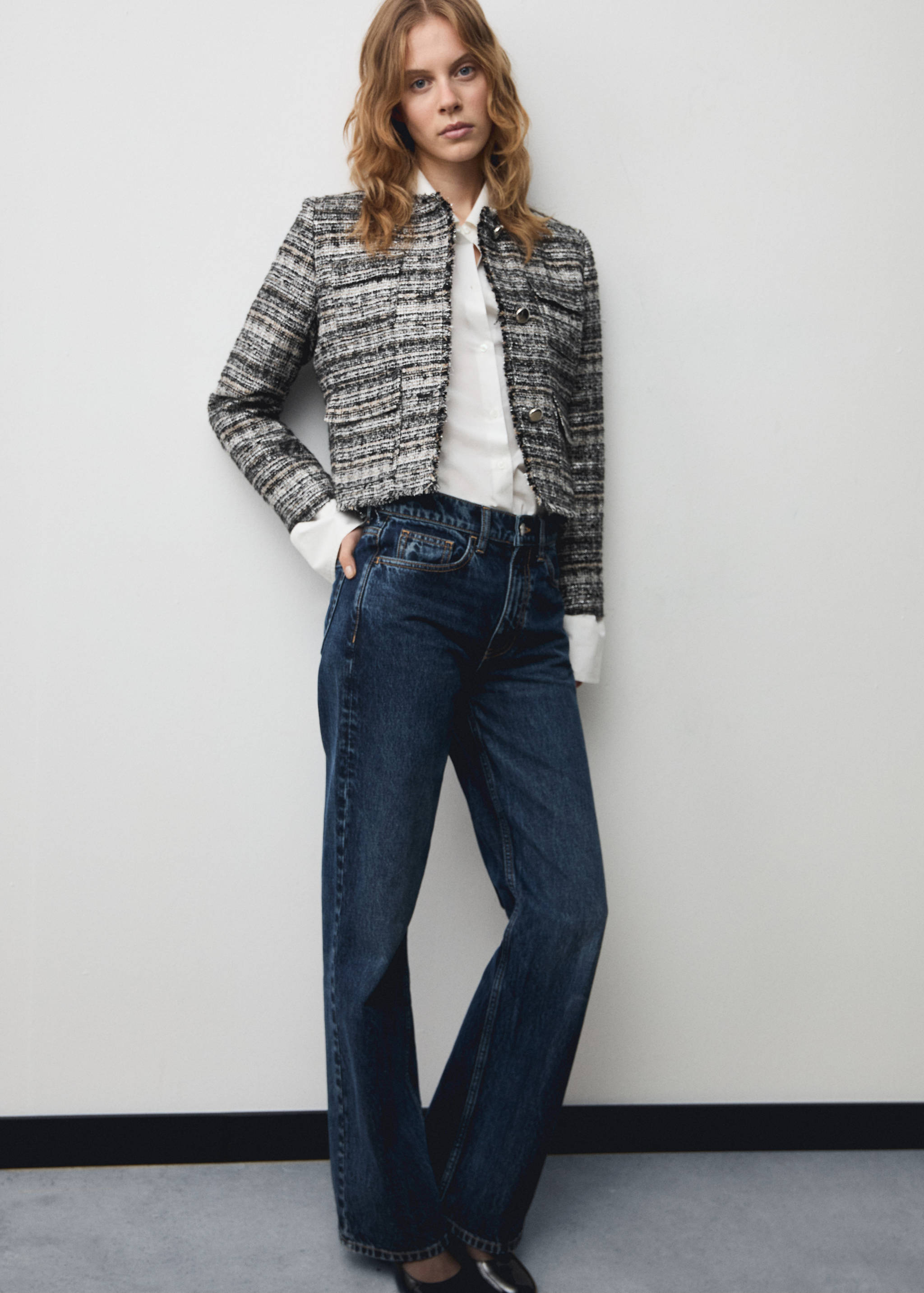 Veste tweed boutons métalliques - Détail de l'article 6