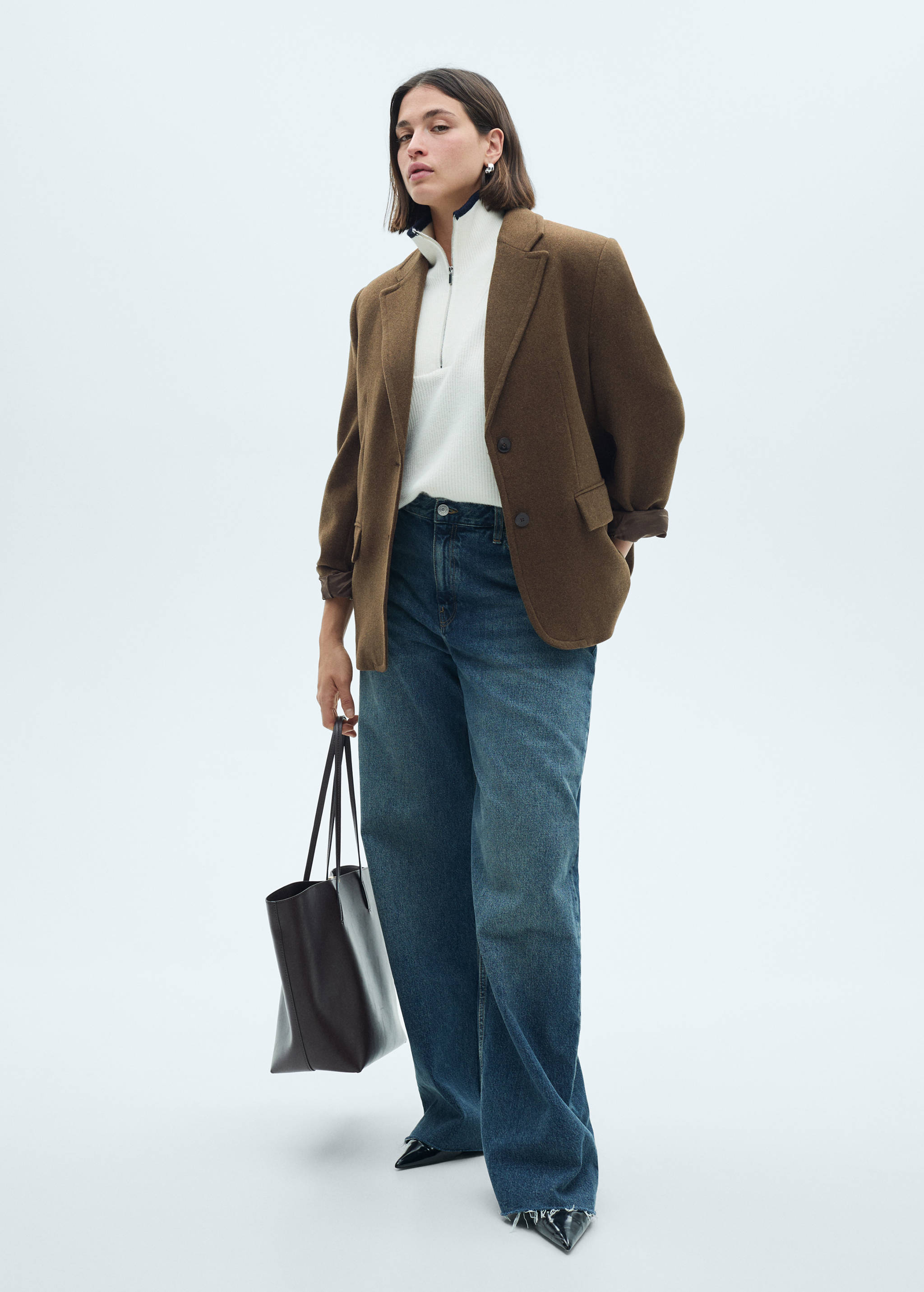 Blazer lana bolsillos - Detalle del artículo 3