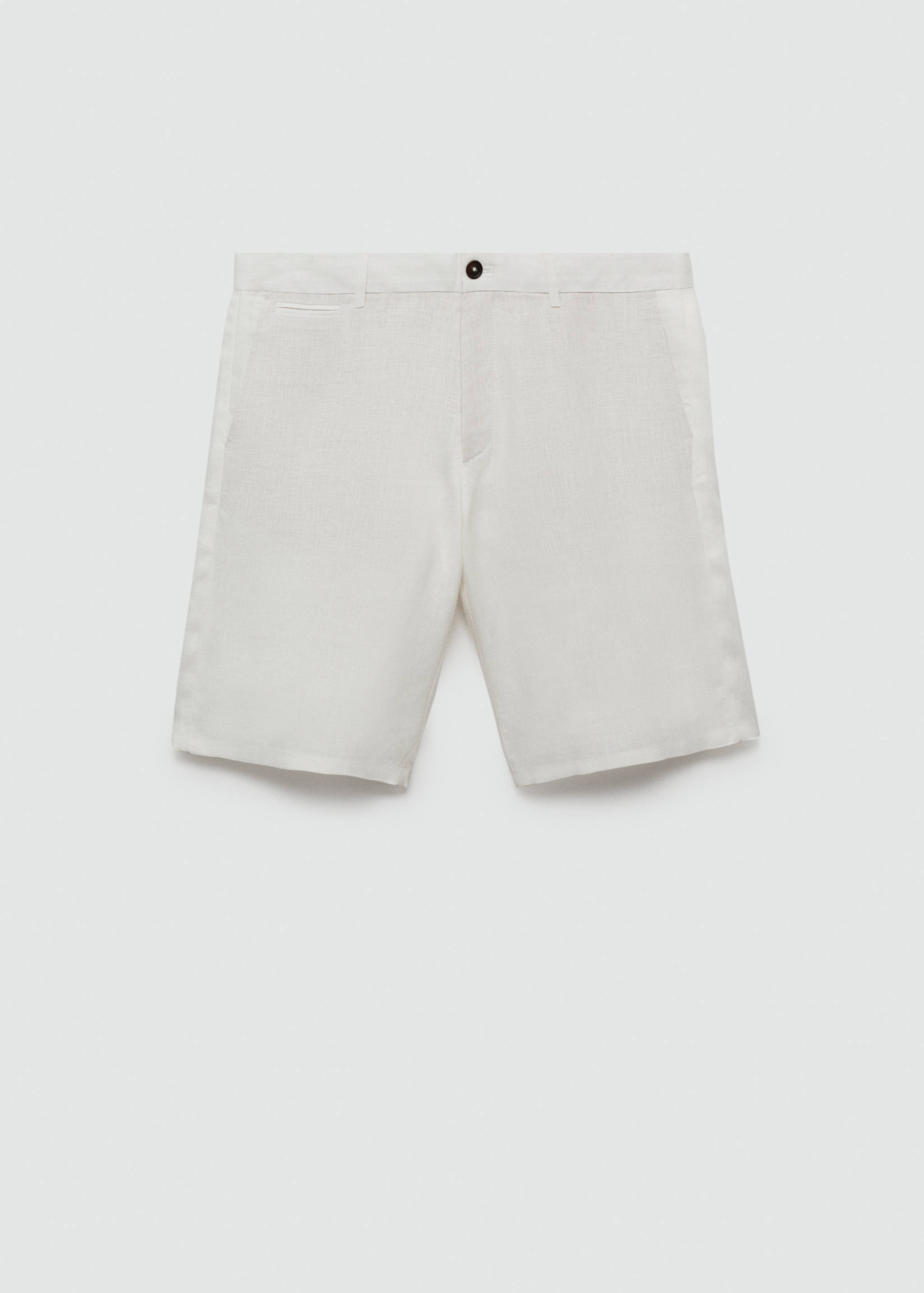 Slim-Fit-Bermudashorts aus 100 % Leinen - Artikel ohne Model
