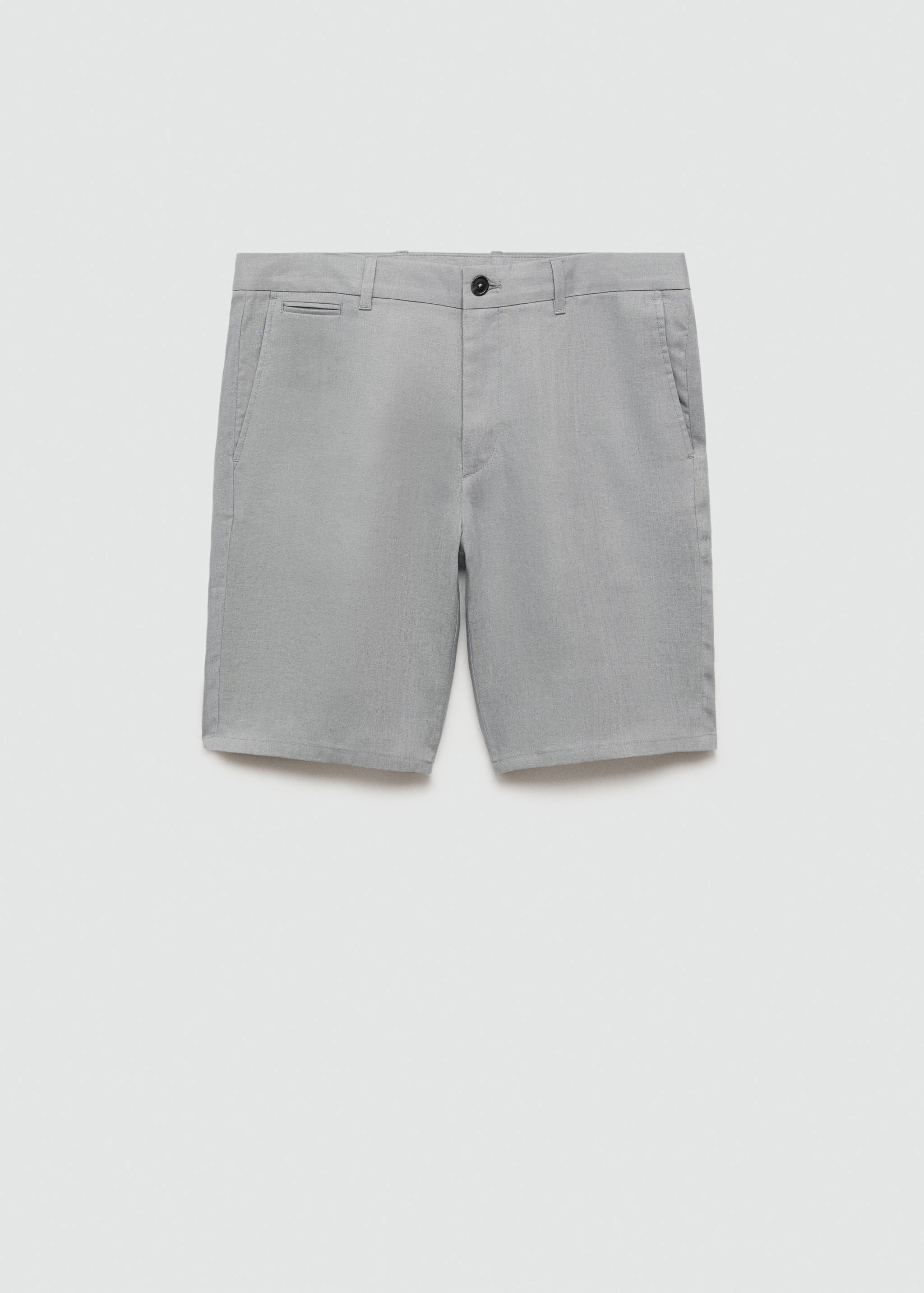 Slim-Fit-Bermudashorts aus 100 % Leinen - Artikel ohne Model