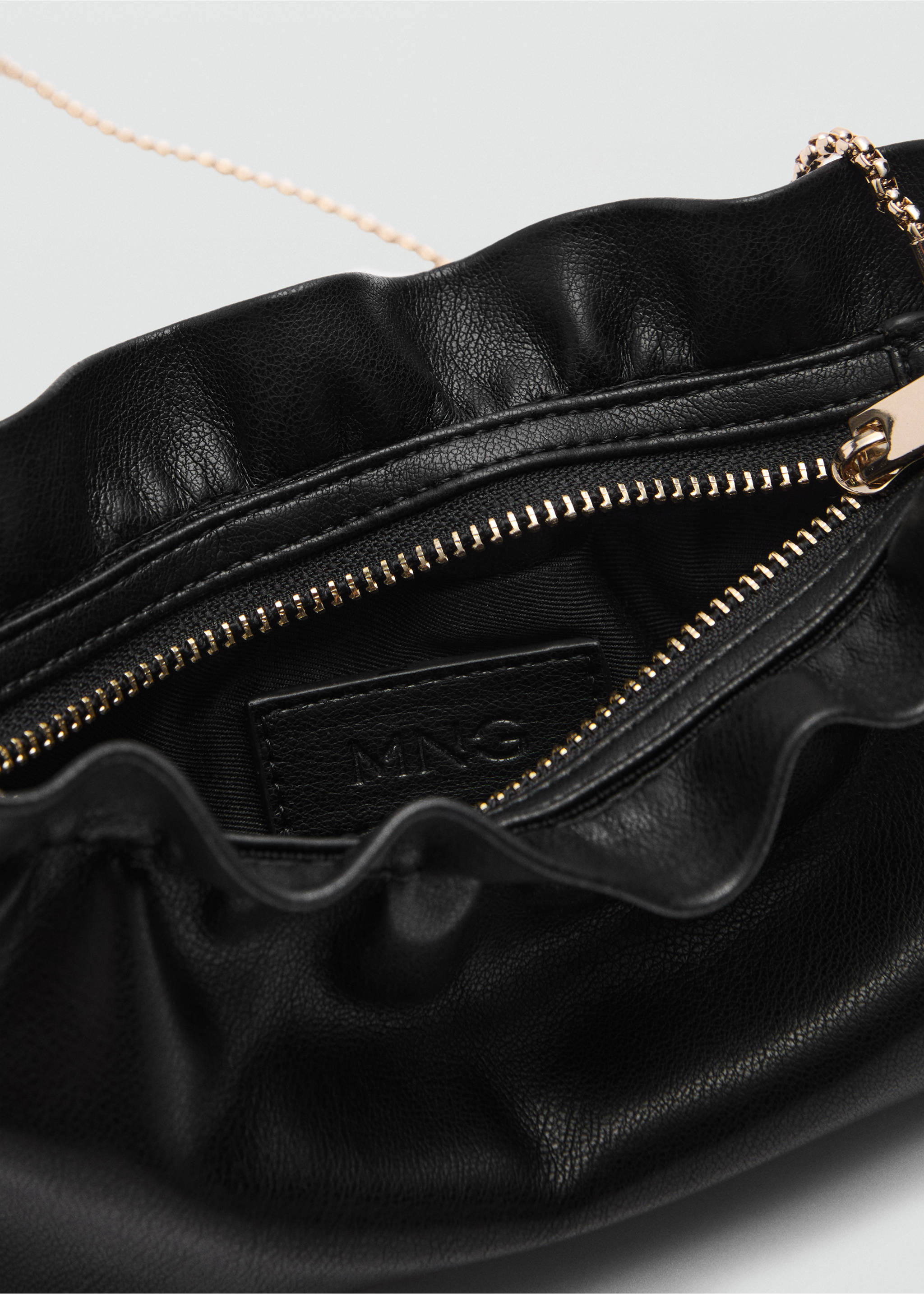 Sac chaîne - Détail de l'article 3, Noir. Ref: 77090323-00.