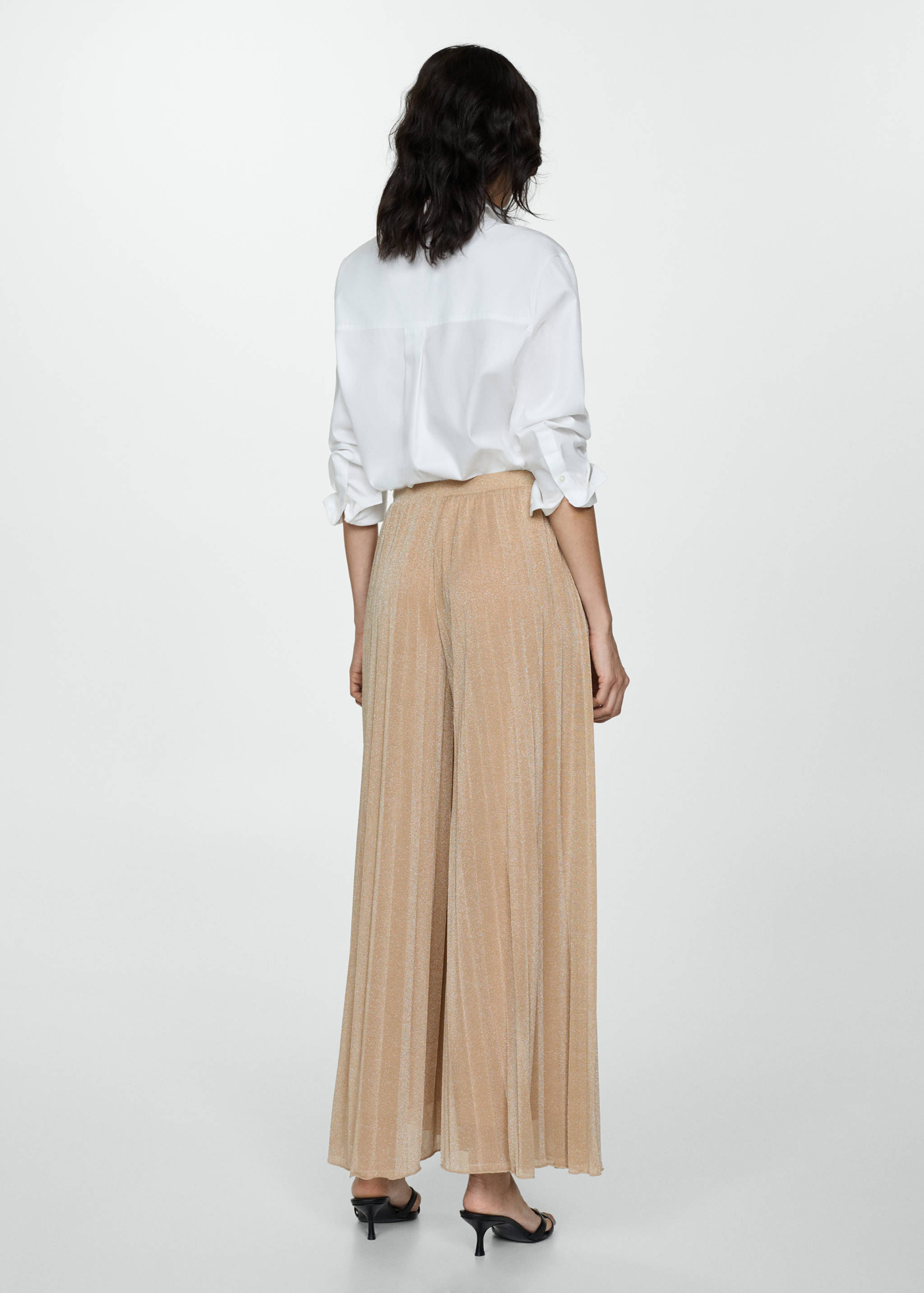 Palazzobyxor i lurex - Artikelns baksida