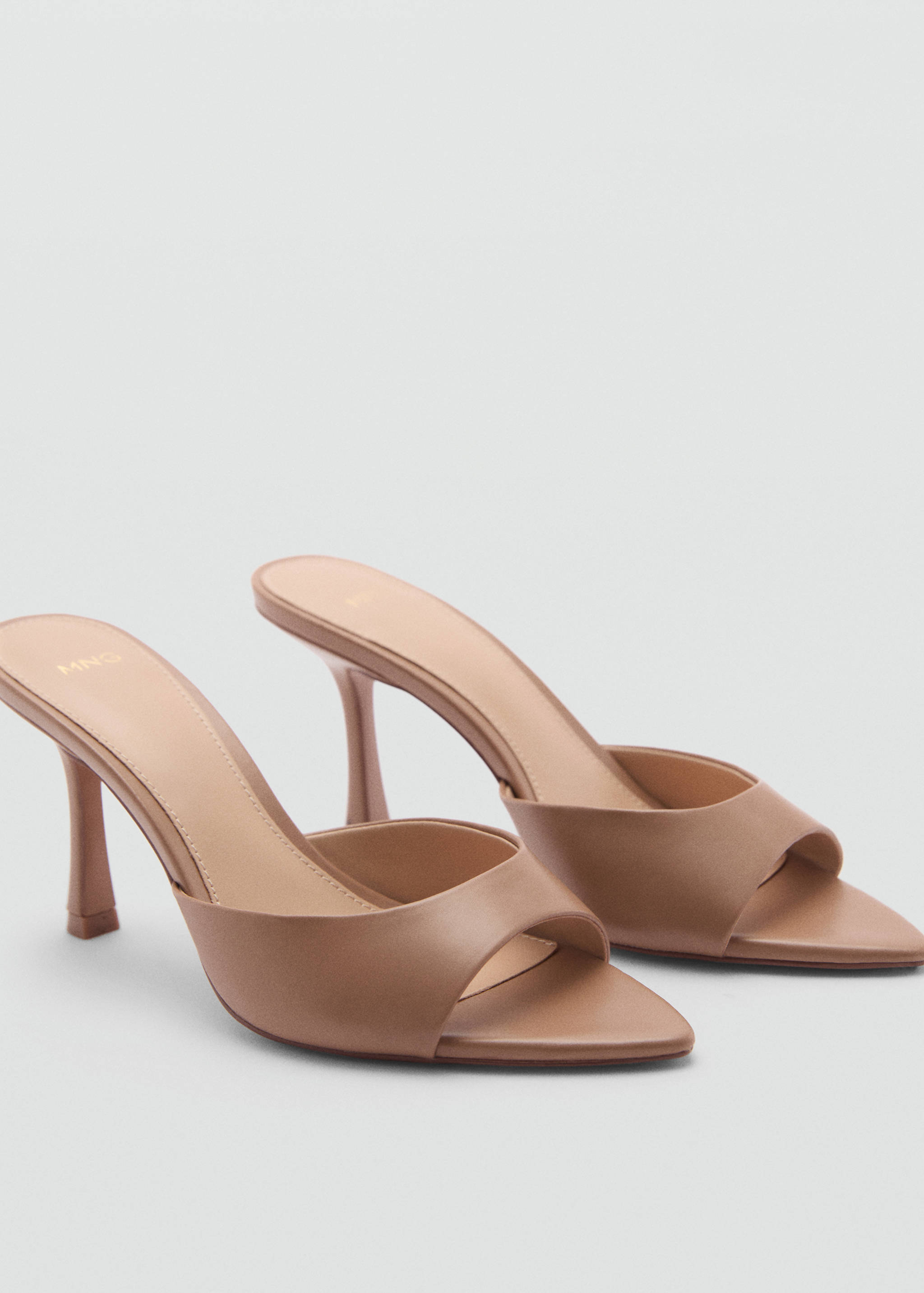 Heel non-structured sandals - Medium plane
