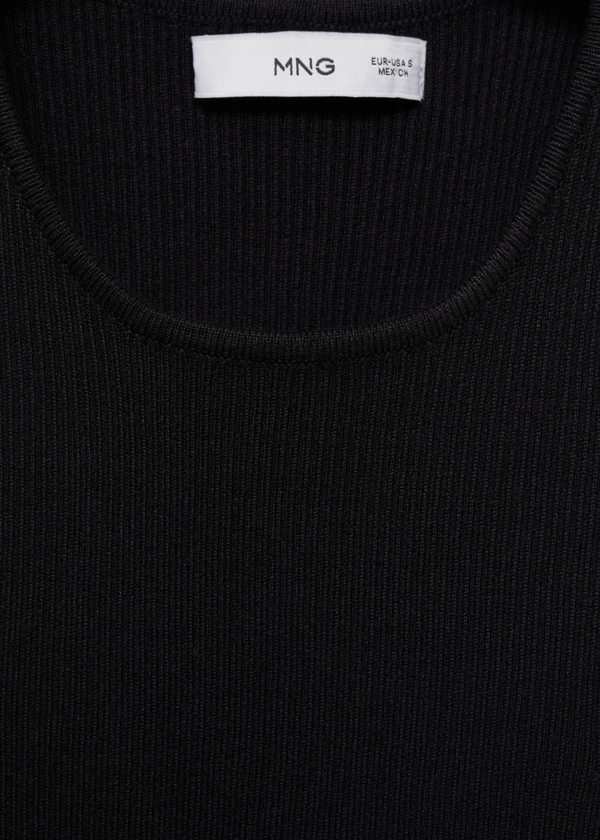 Ribbed knit top - Details of the article 8