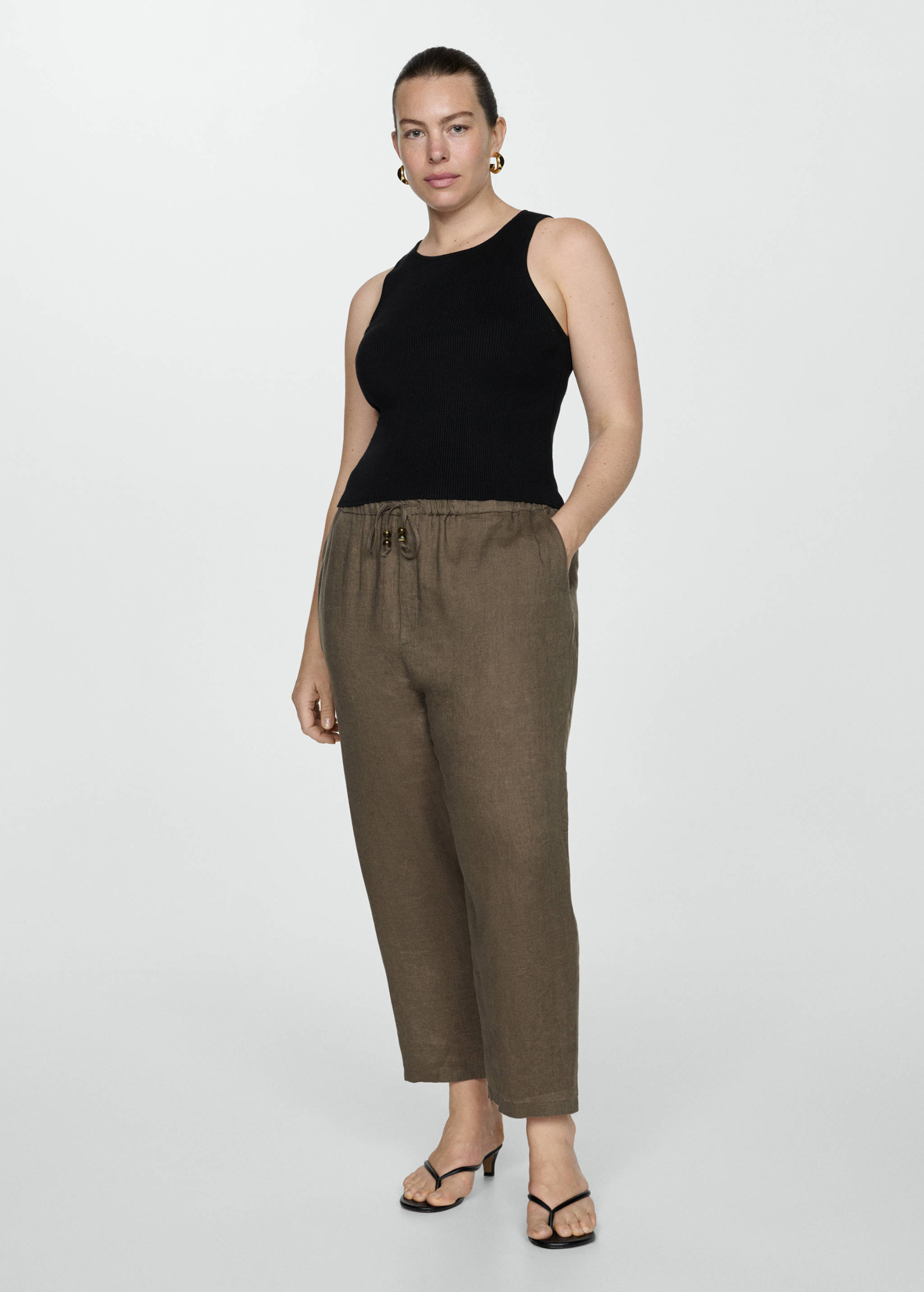 Ribbed knit top - Details of the article 3
