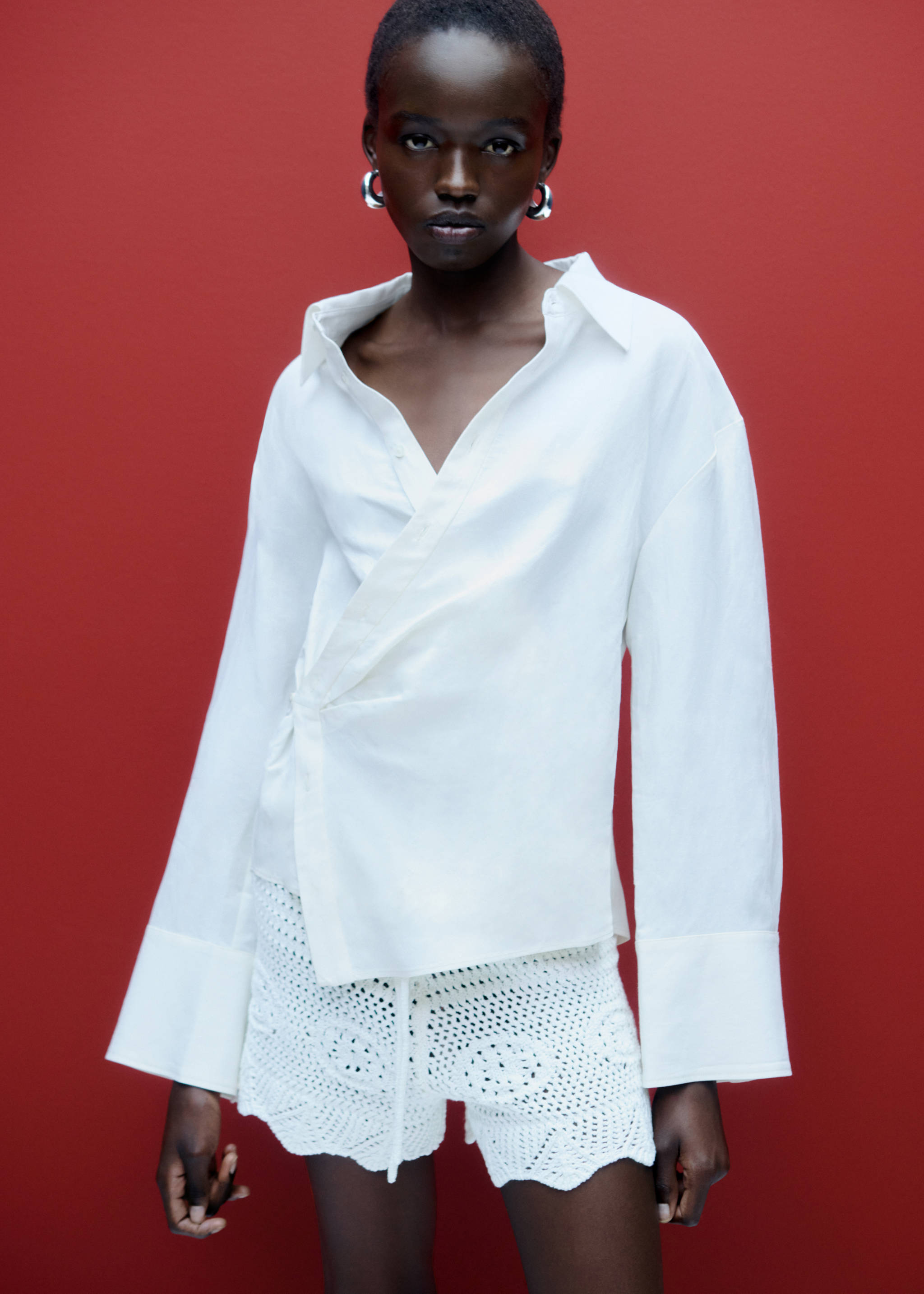 Crochet knitted shorts - Details of the article 7