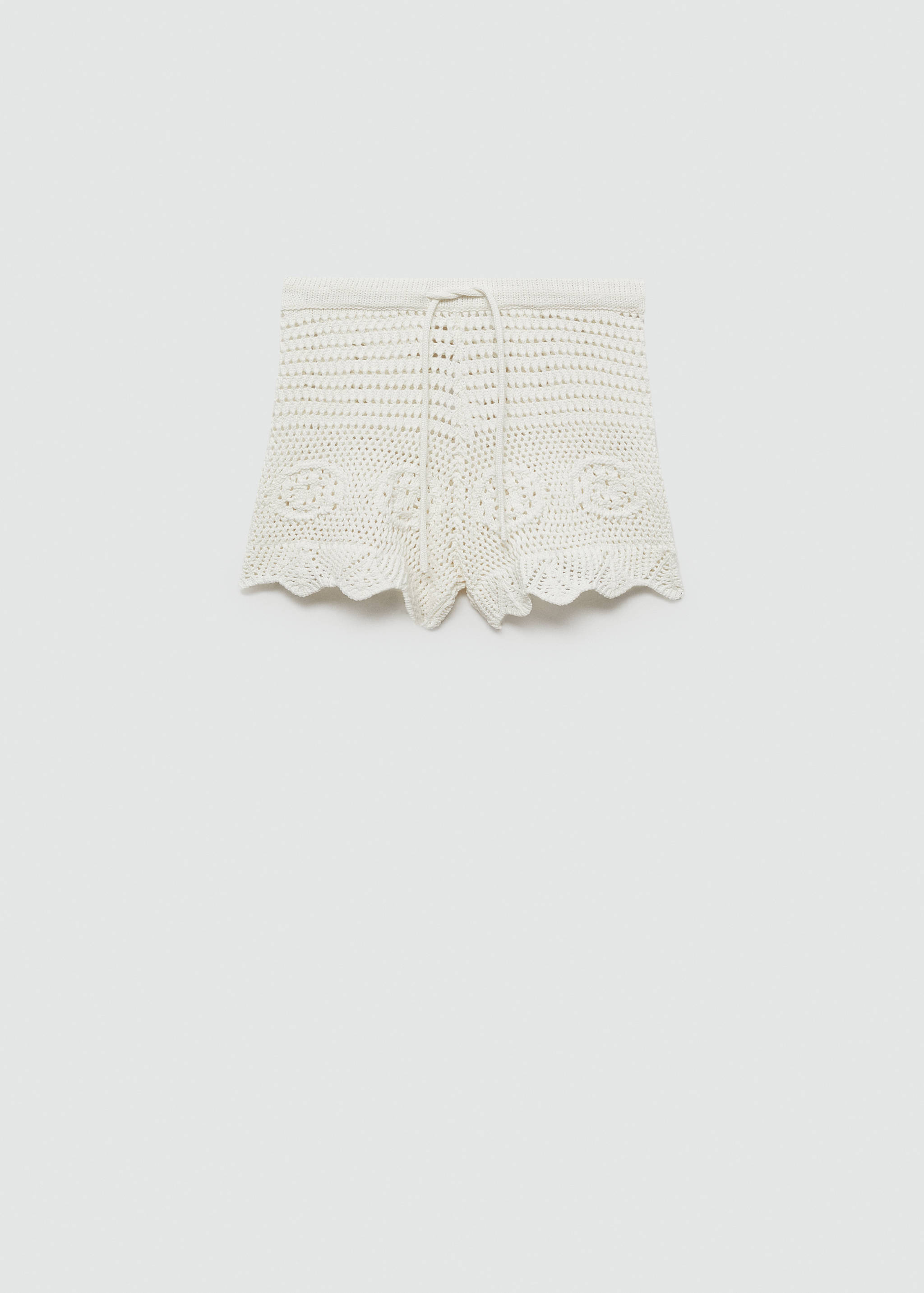Crochet knitted shorts - Article without model