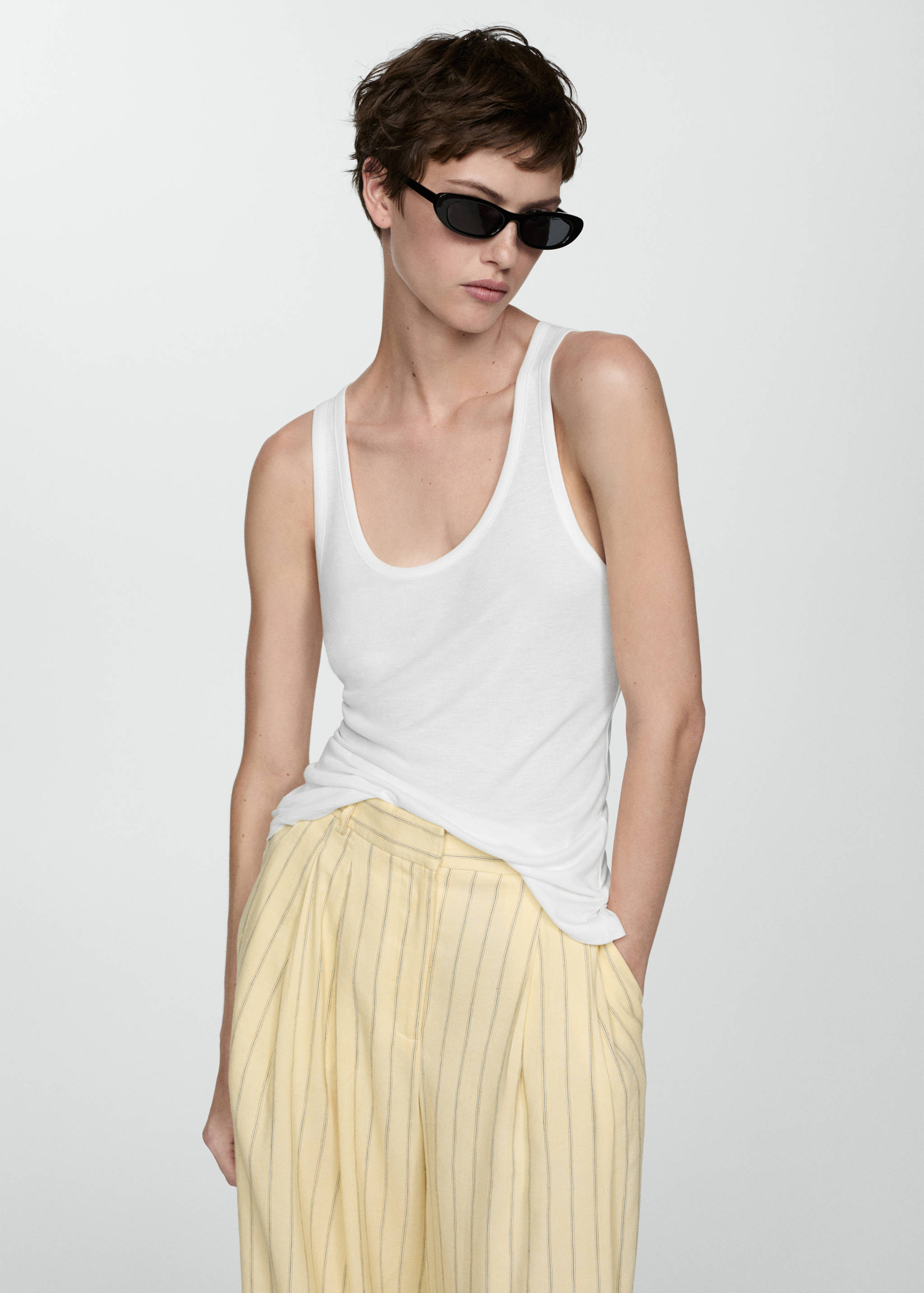 Top punto tirantes - Plano medio