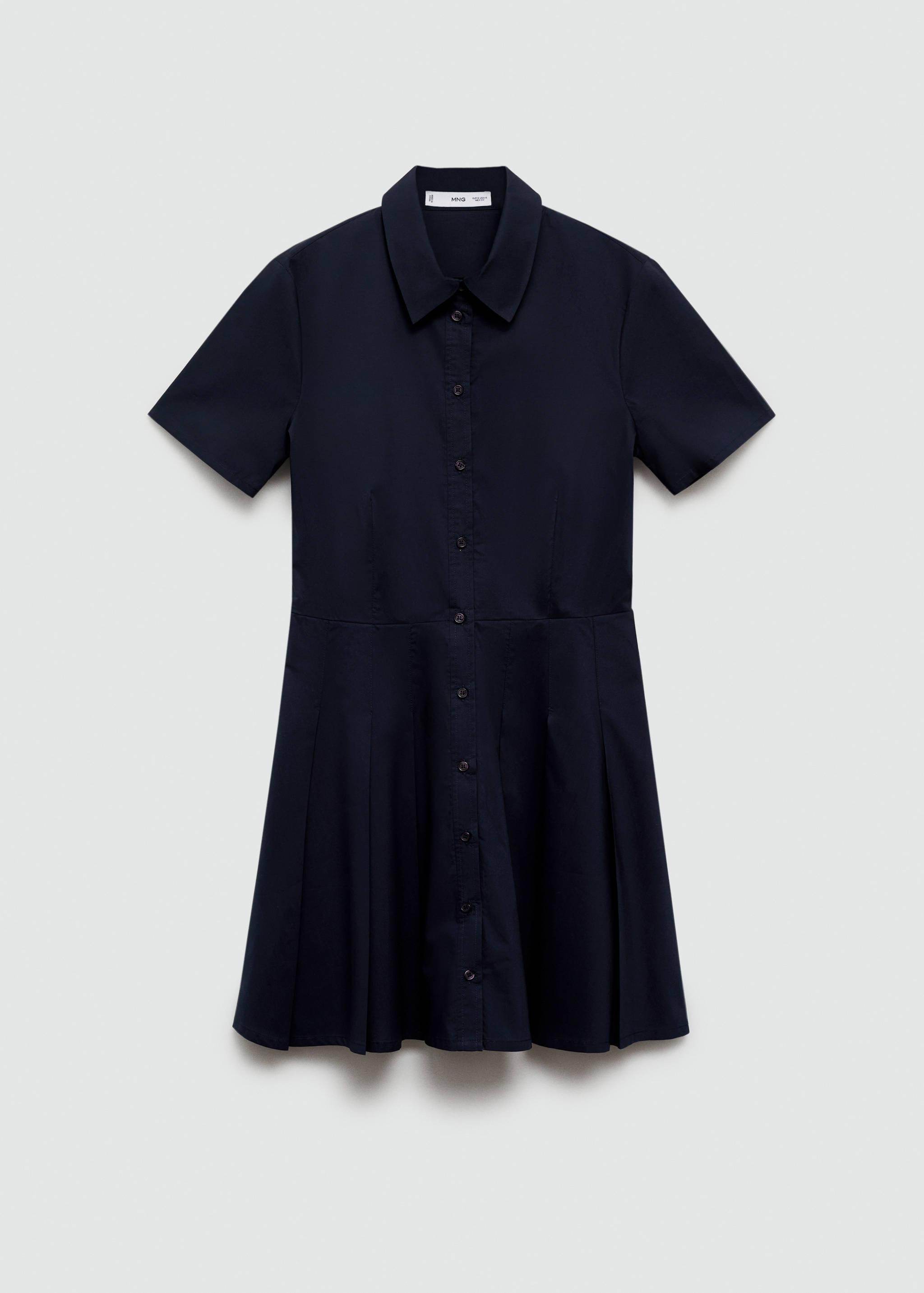 Pleated shirt dress - Article without model