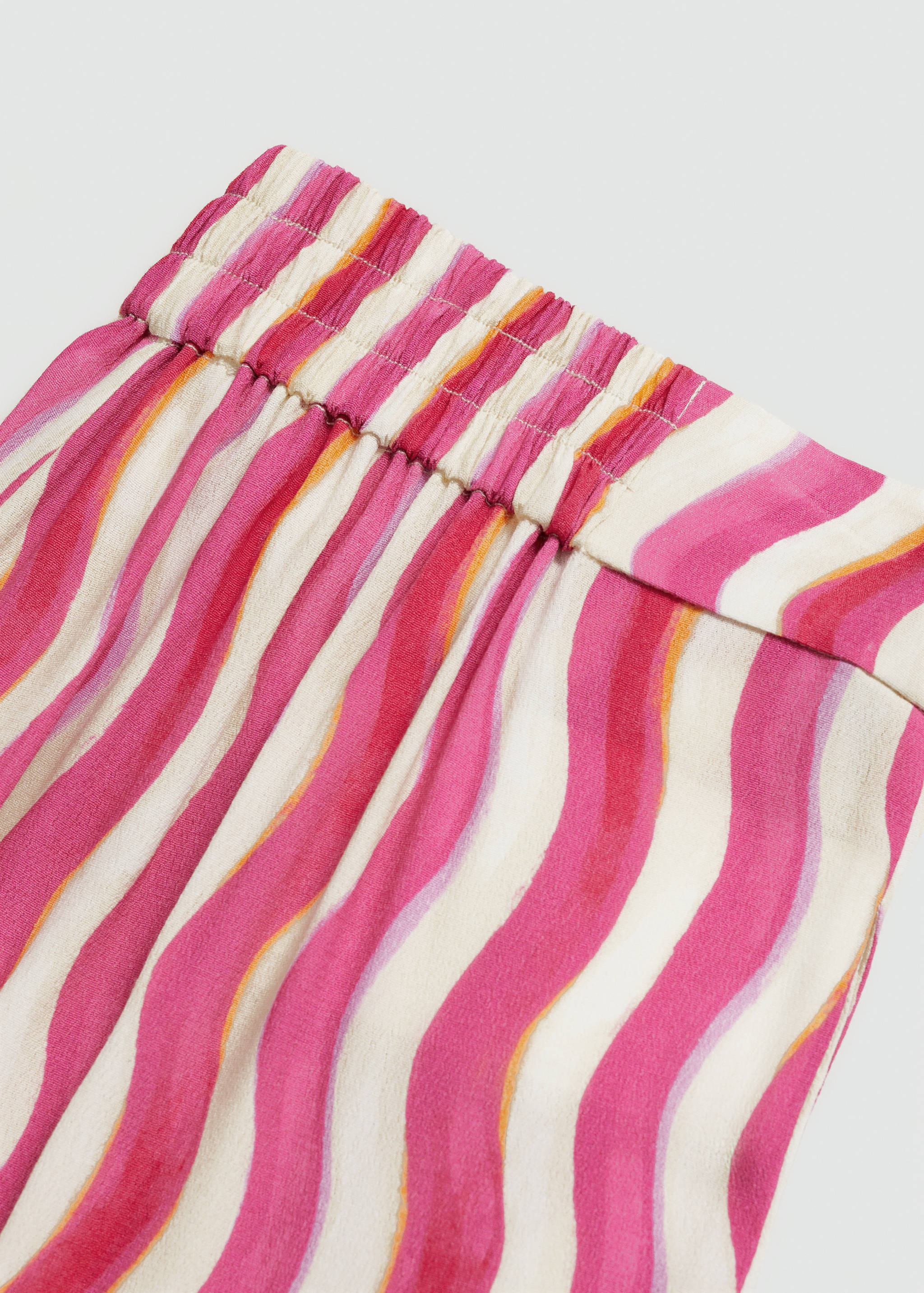 Wide leg printed pants - Details of the article 0