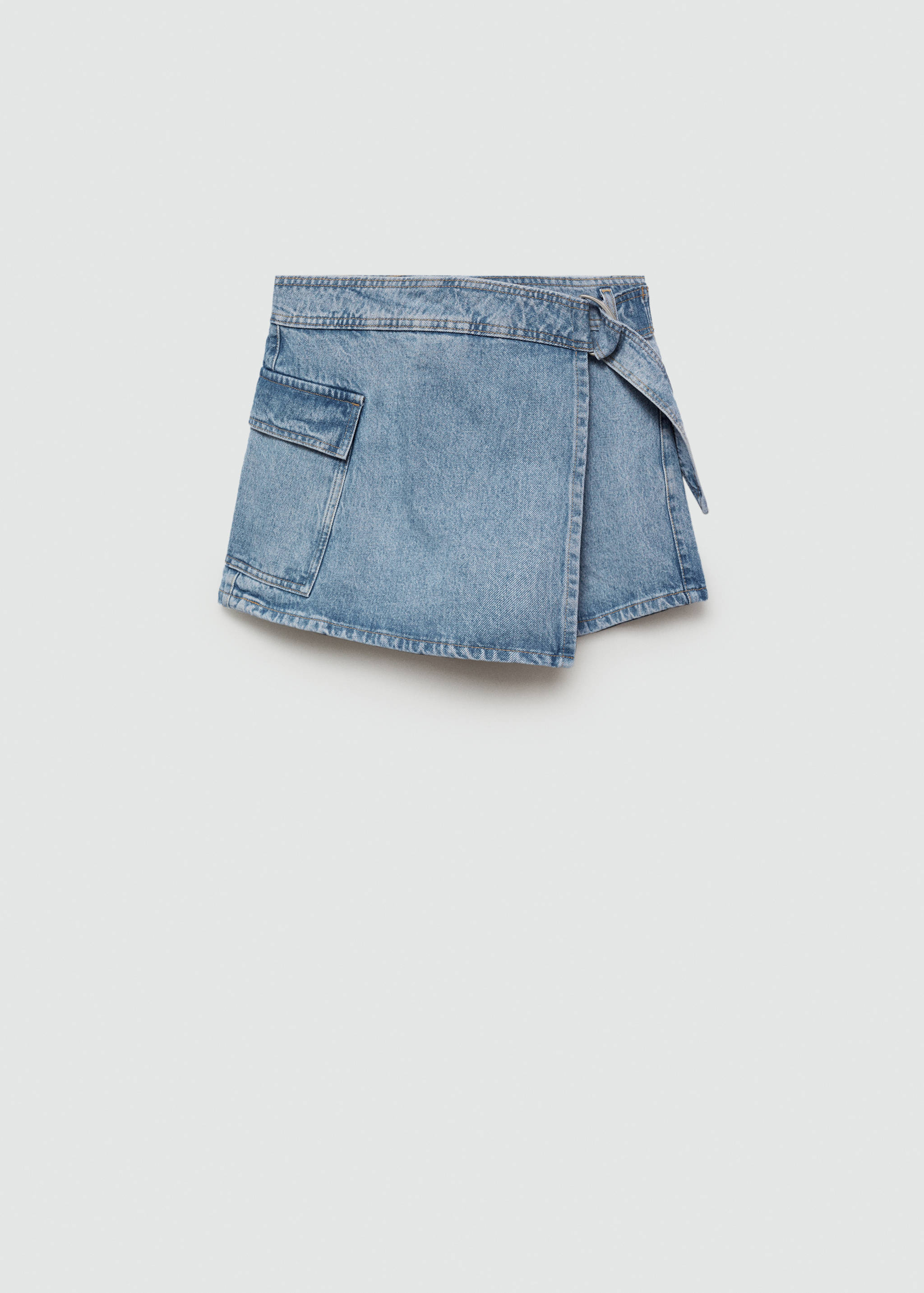 Gonna pantalone denim - Articolo senza modello