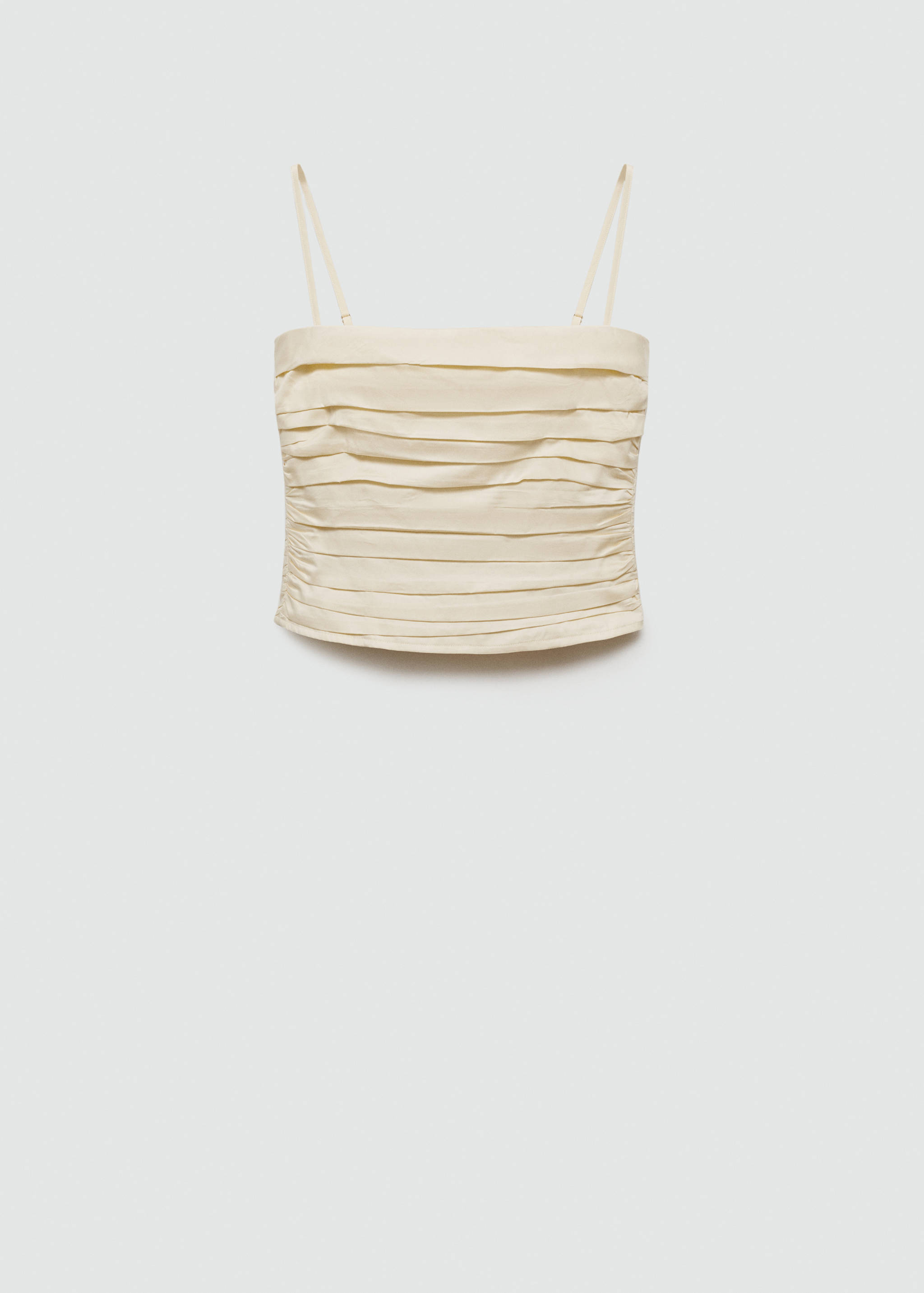 Draped bandeau top - Article without model