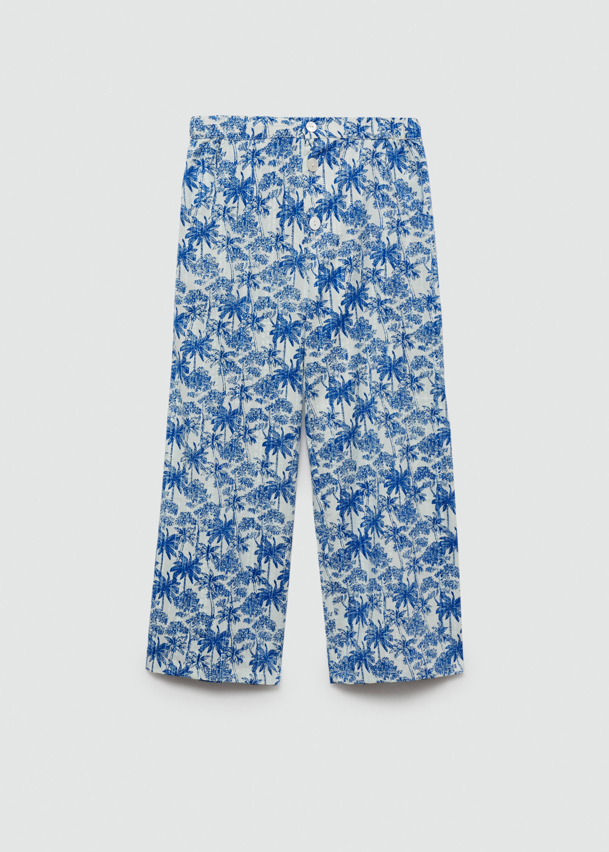 Rovné kalhoty s potiskem - Zboží bez modelu