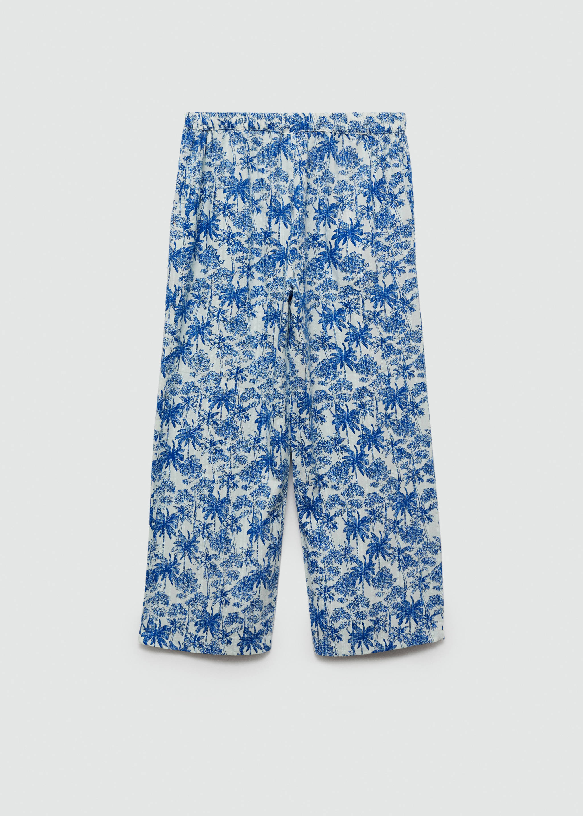 Rovné kalhoty s potiskem - Zadní strana zboží