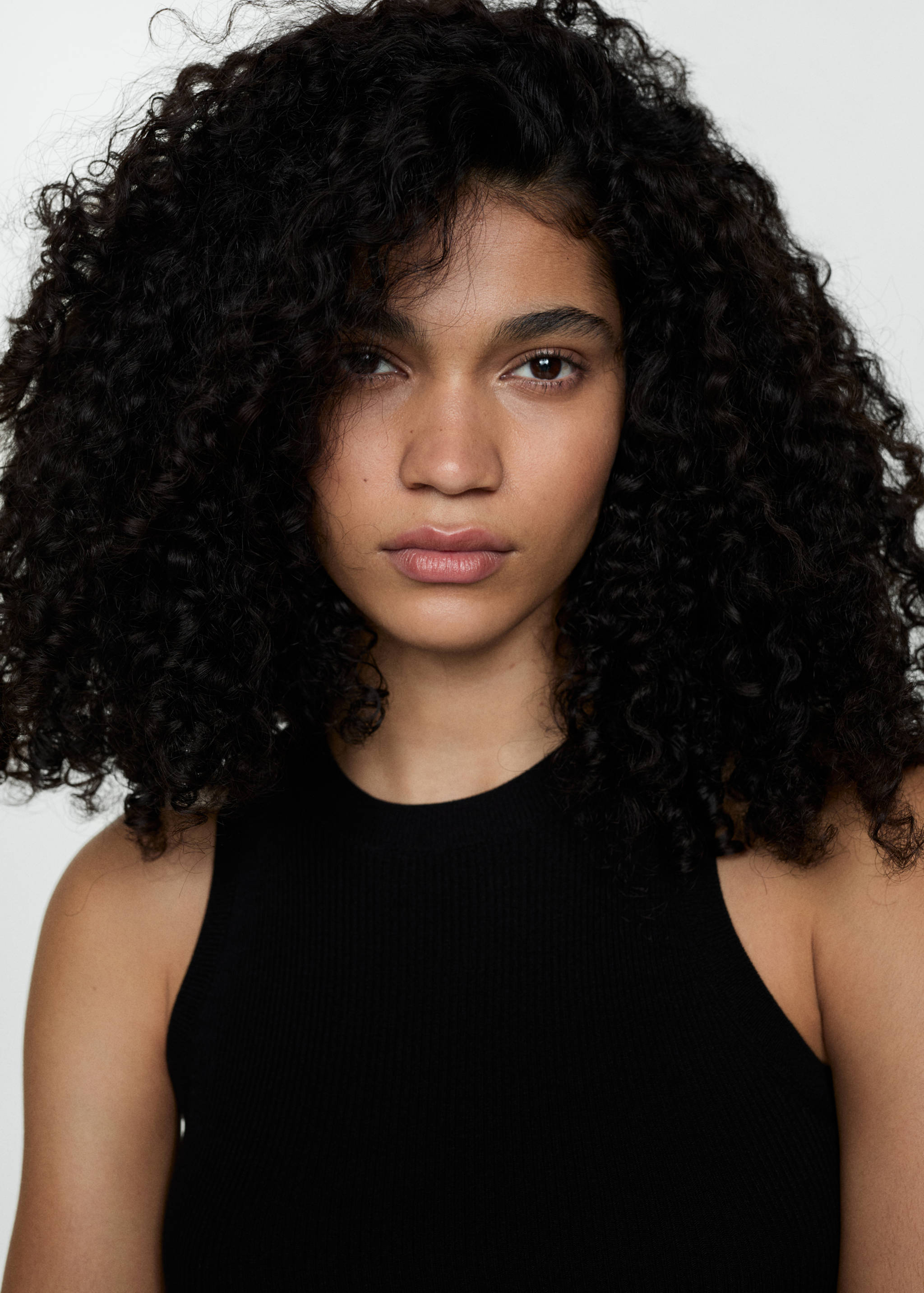 Ribbed knit top - Details of the article 1