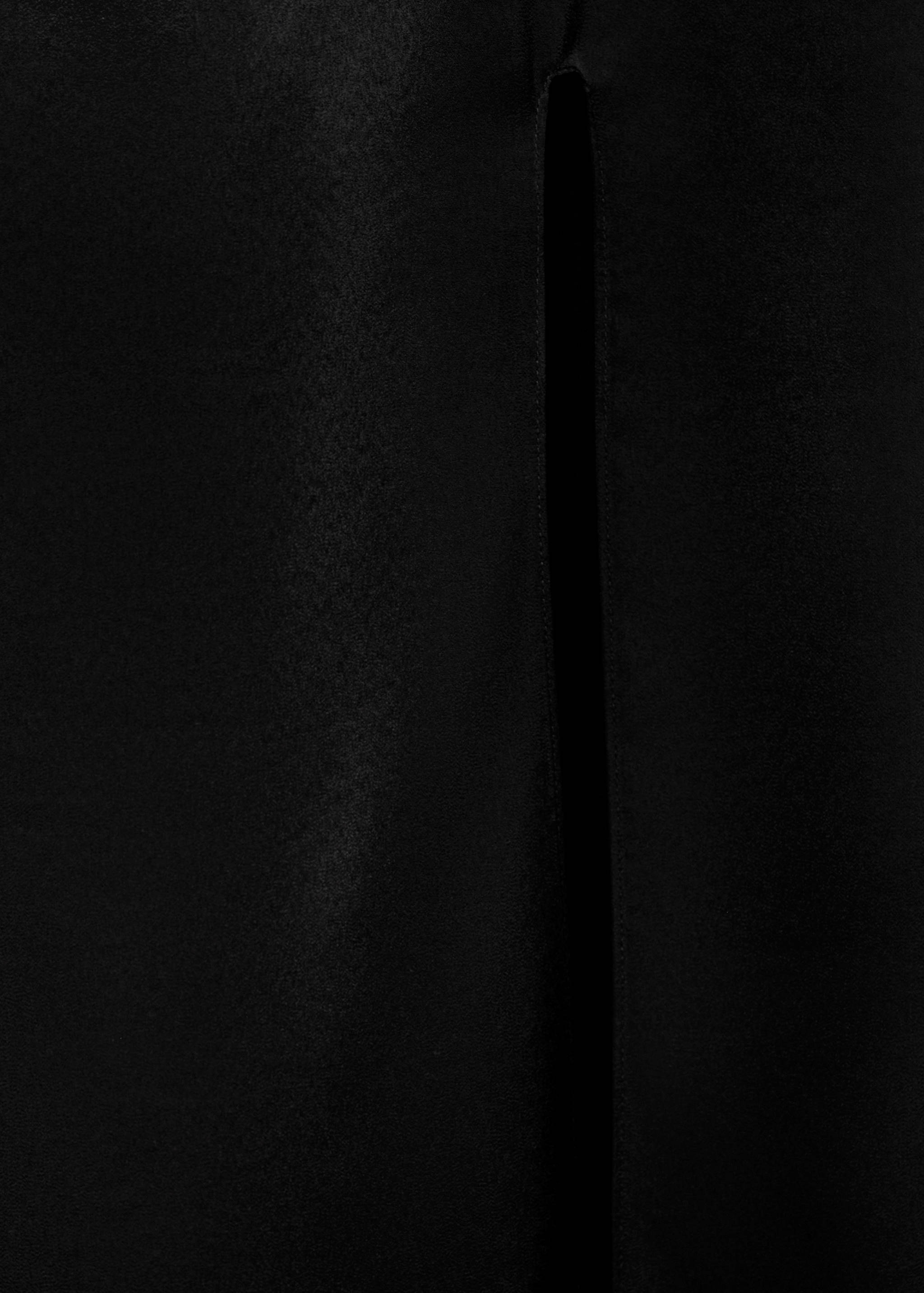 Satynowa sukienka z rozcięciem - Szczegóły artykułu 8