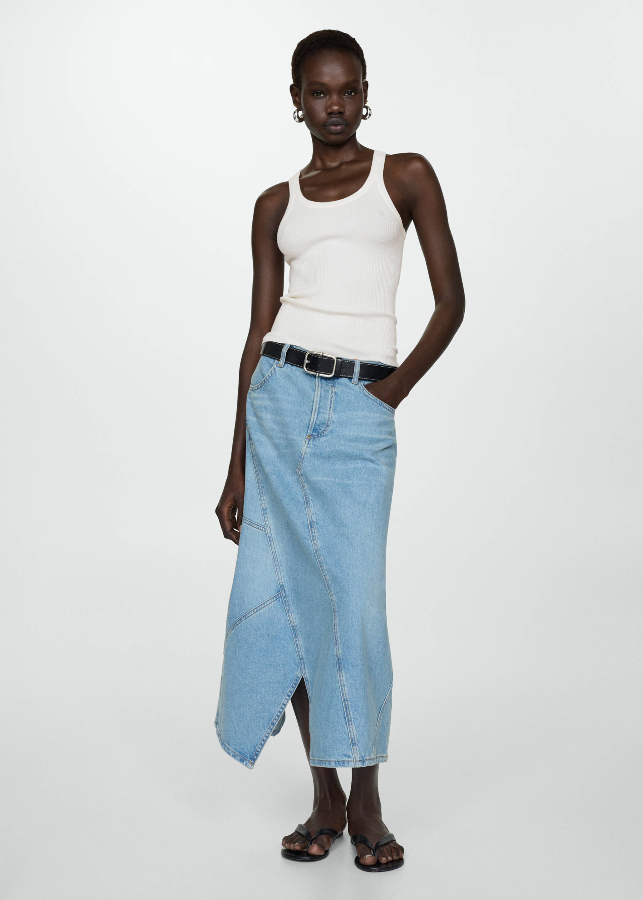 Knit strap top - General plane