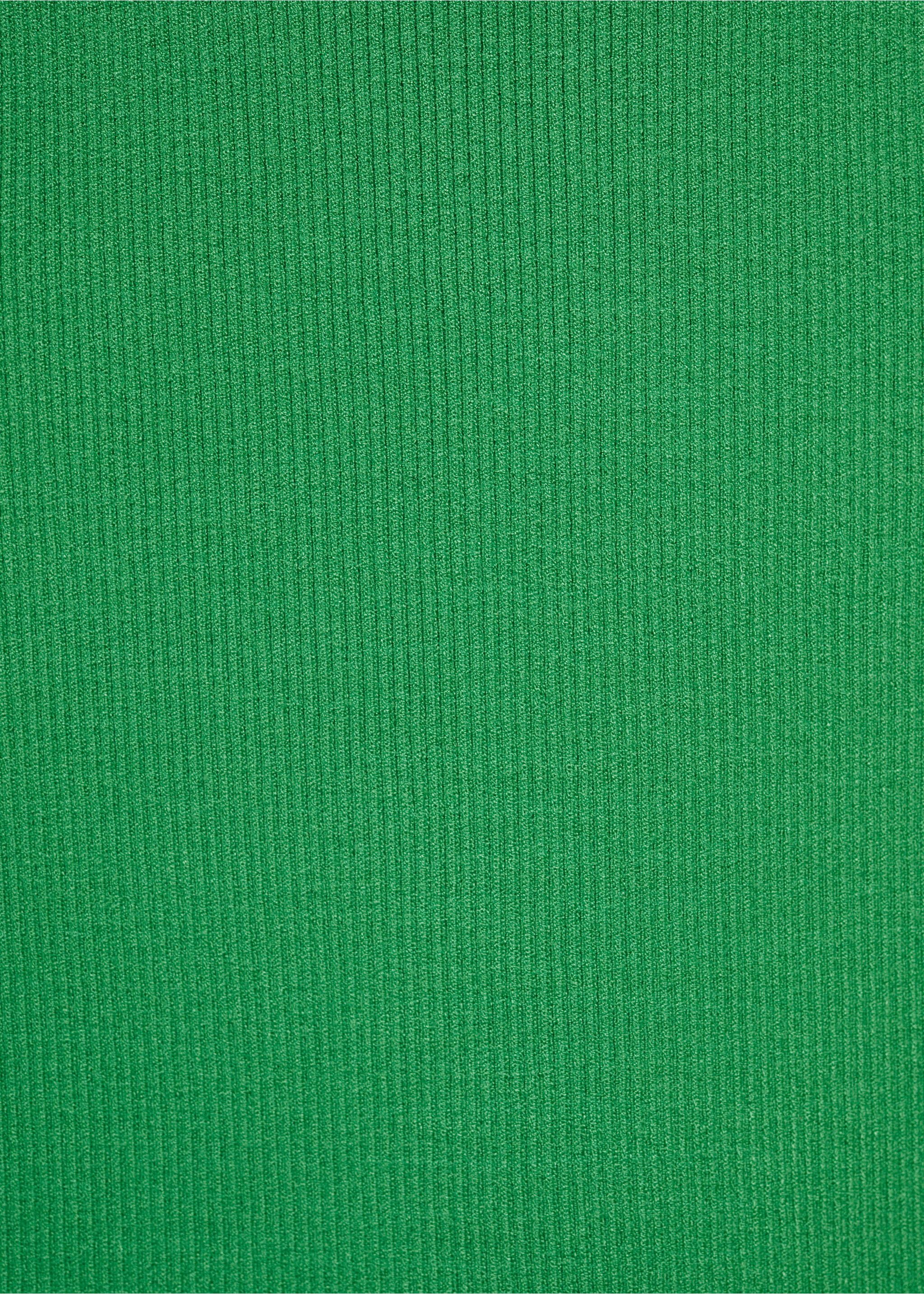 Knit strap top - Details of the article 0, Green. Ref: 77090361-00.