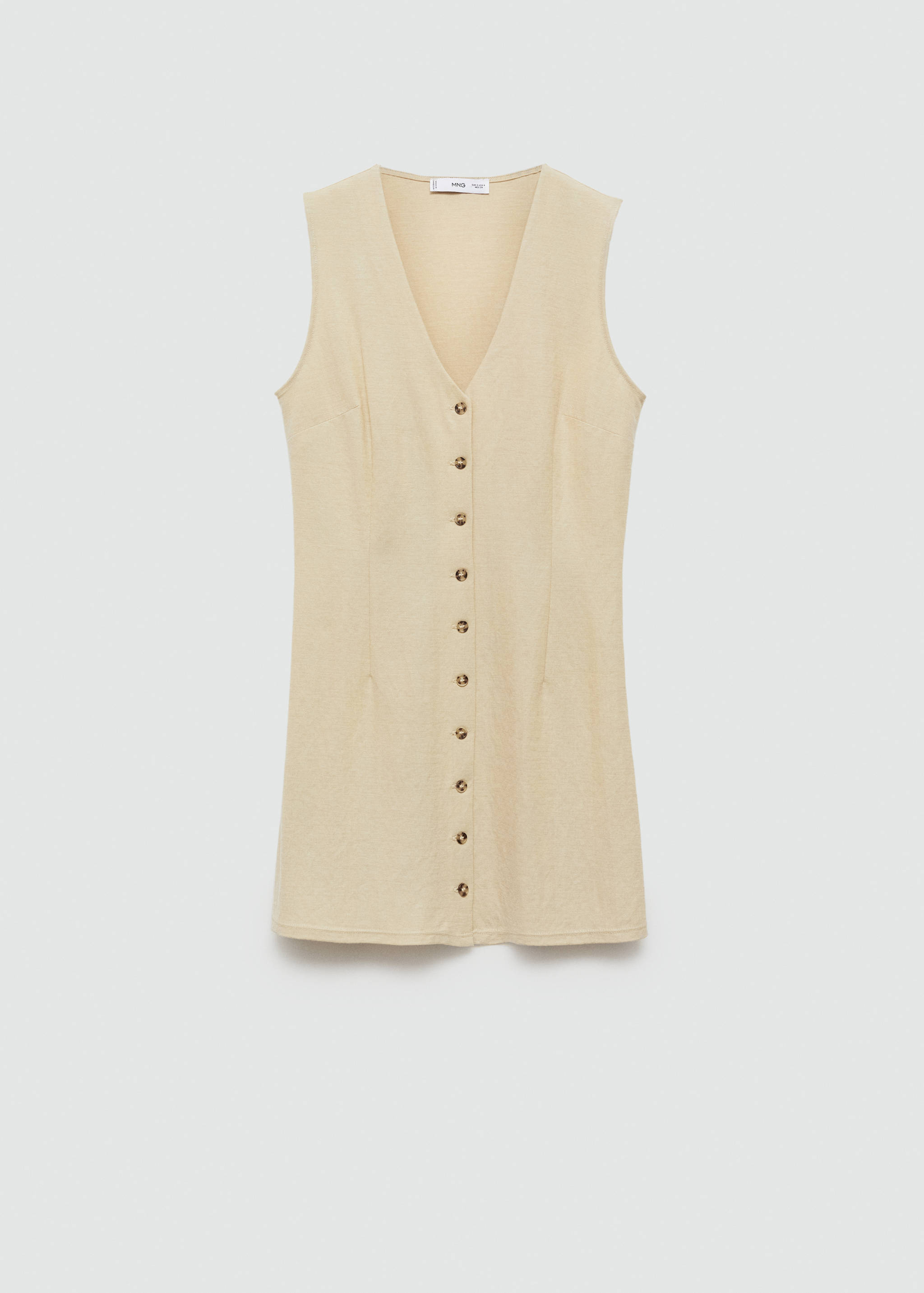 Kurzes Kleid mit Knöpfen - Artikel ohne Model