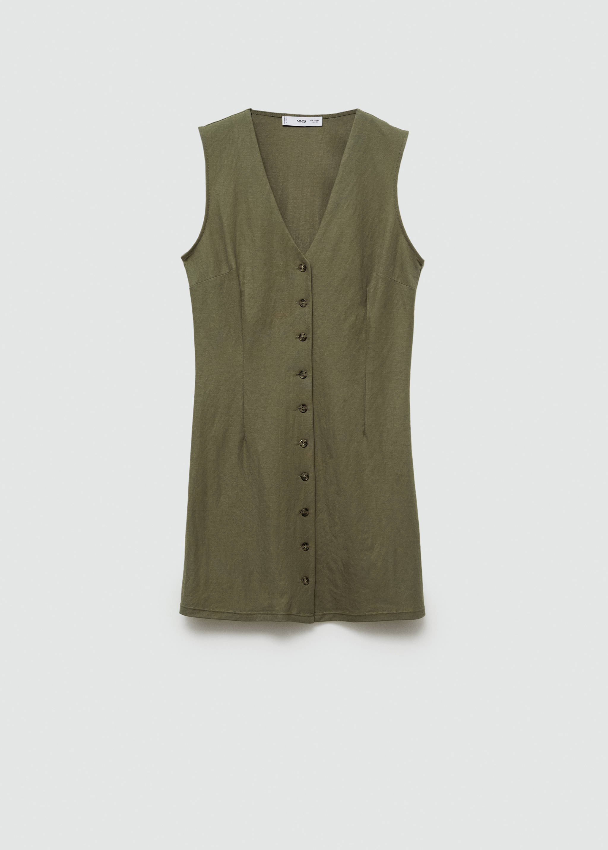 Kurzes Kleid mit Knöpfen - Artikel ohne Model