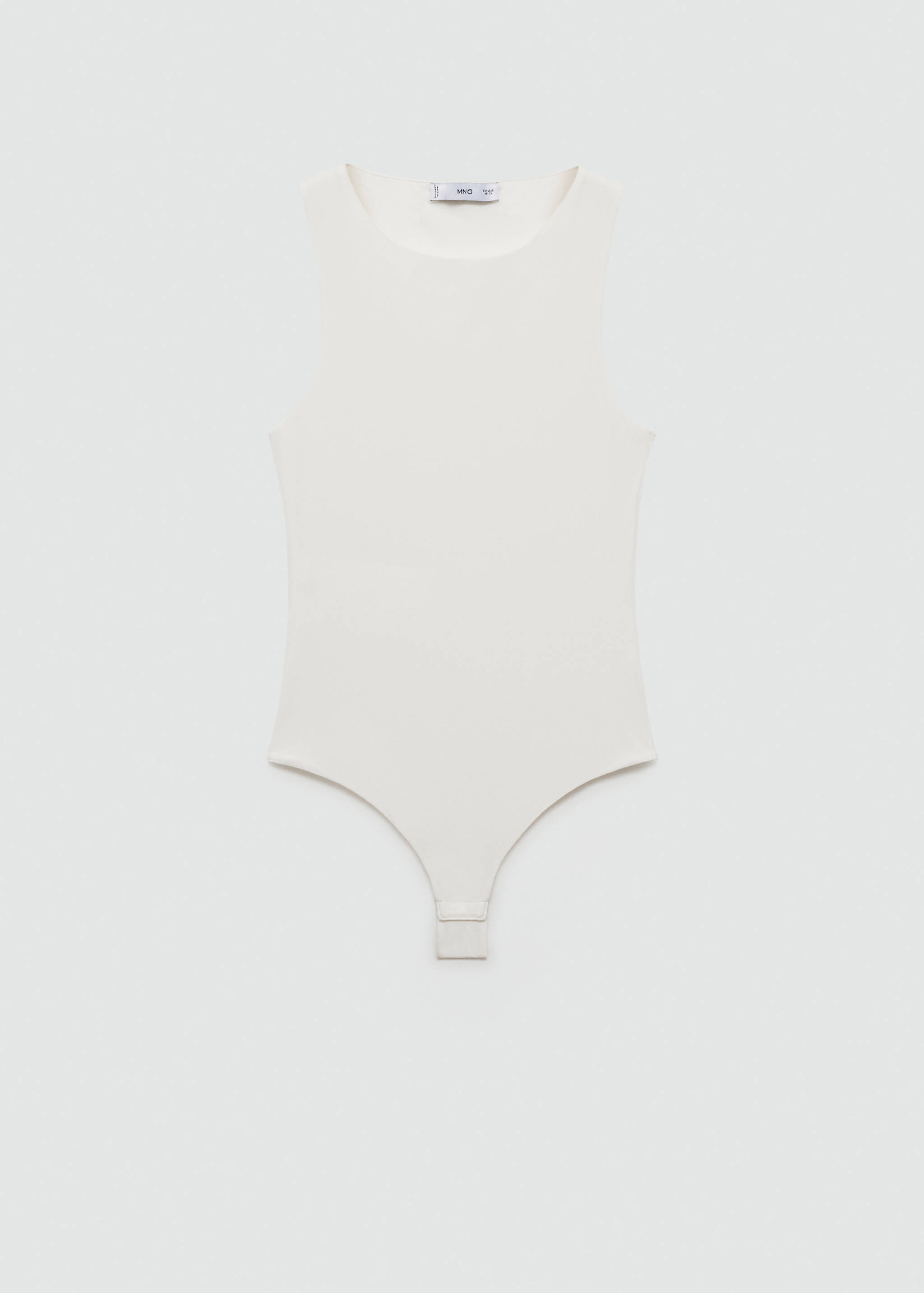 Sleeveless fitted bodysuit - Article without model