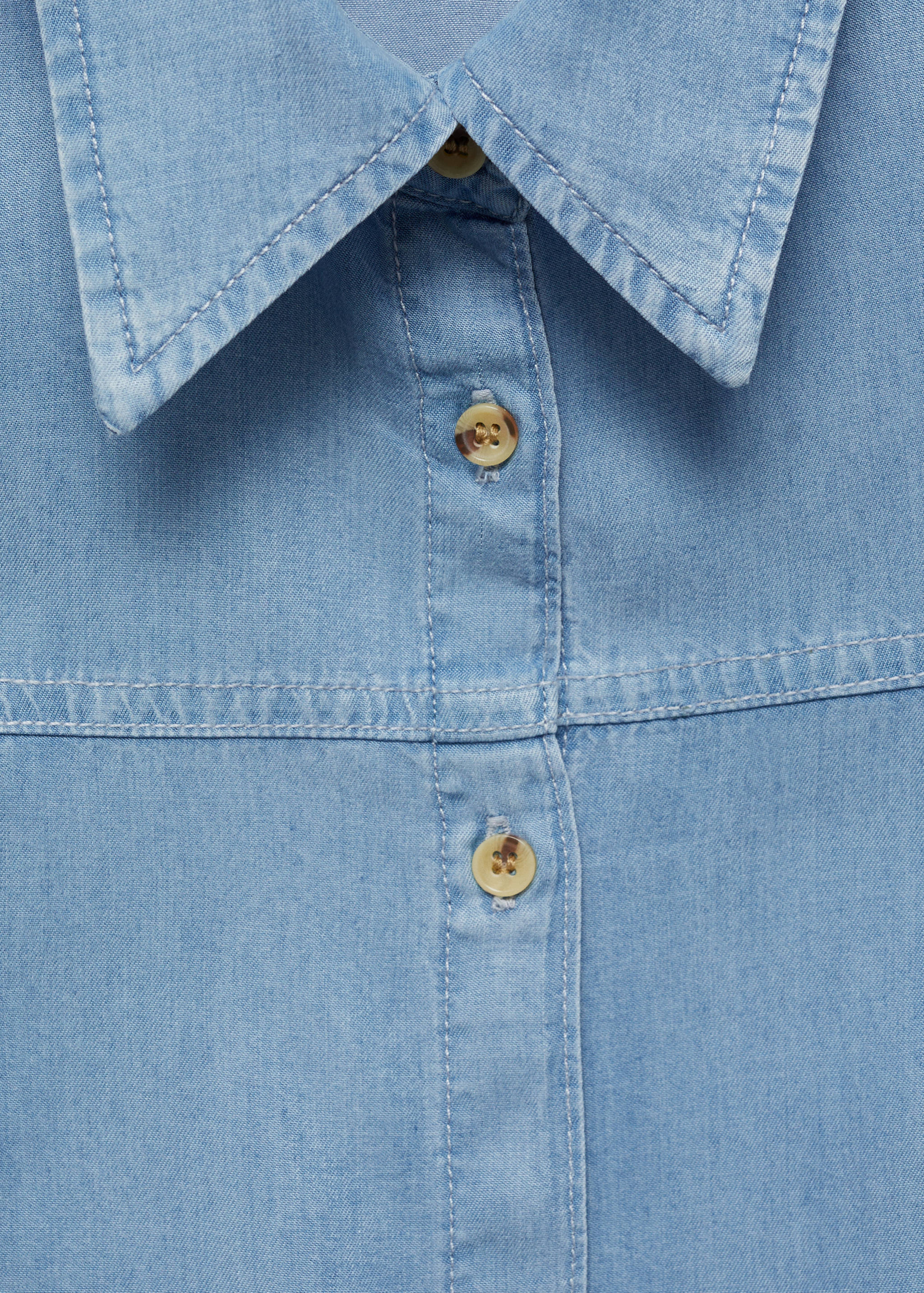 Sukienka koszulowa z lyocellu wiązana w pasie - Szczegóły artykułu 8