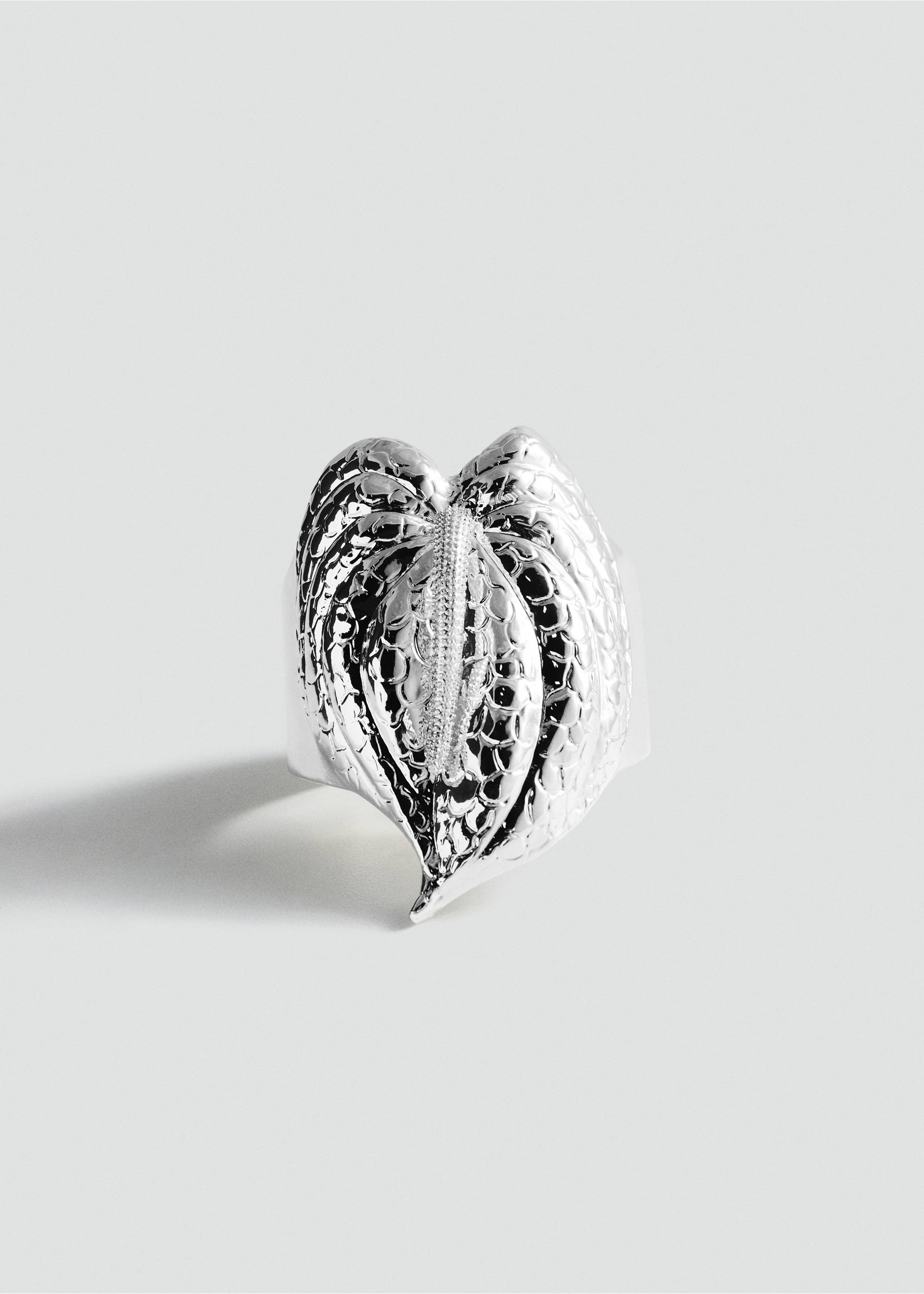 Brazalete maxi hoja - Artículo sin modelo, Plata. Ref: 77090373-00.