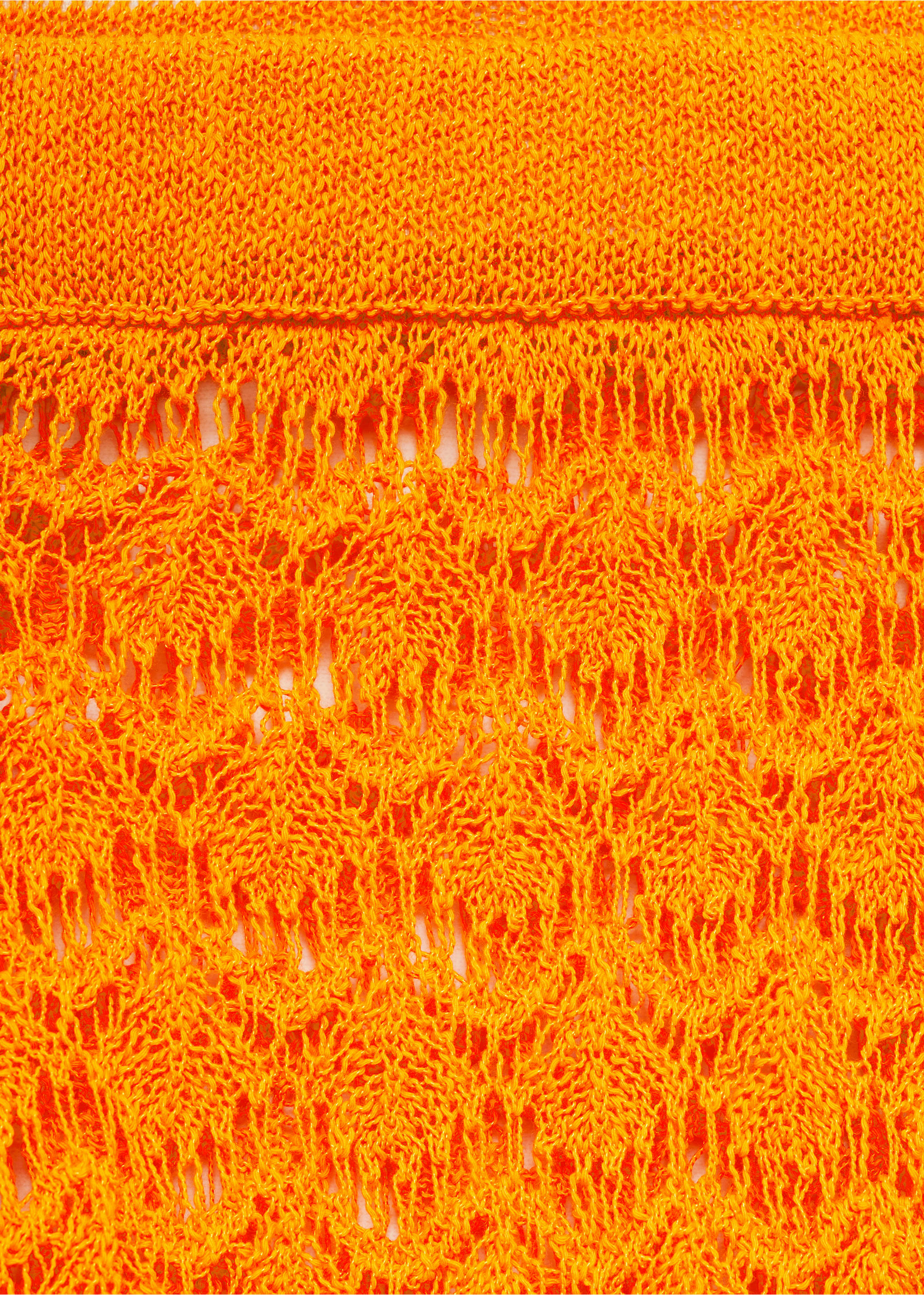 Pantaloni crochet flare - Dettaglio dell'articolo 8, Arancione. Ref: 77090378-00.