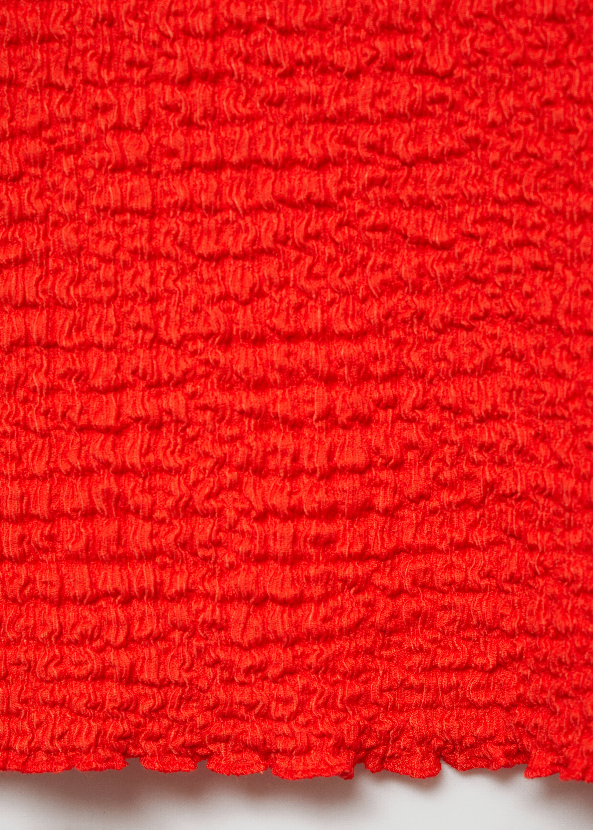 Sukienka z kołnierzykiem polo i teksturą - Szczegóły artykułu 0