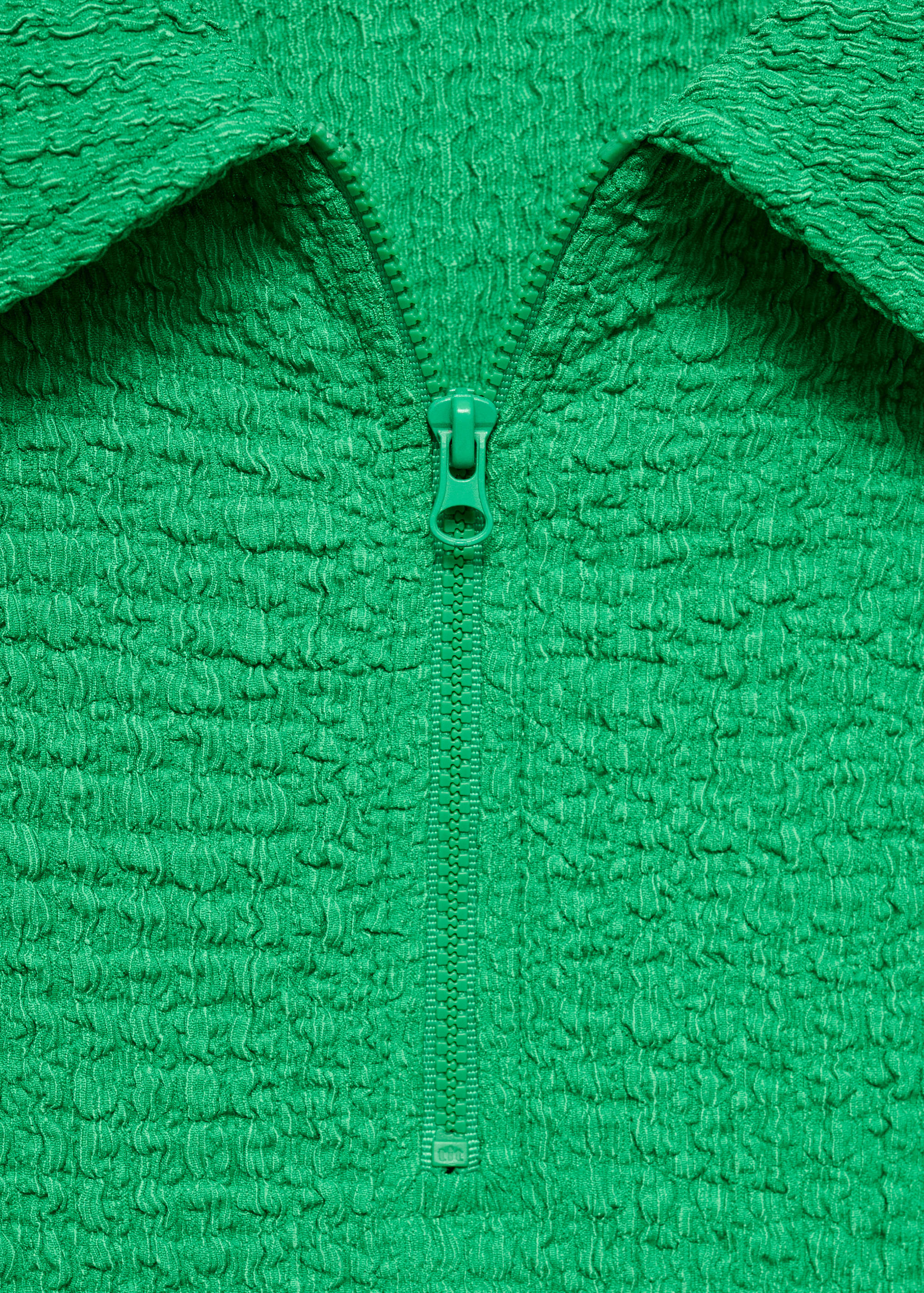 Vestido cuello polo textura - Detalle del artículo 8
